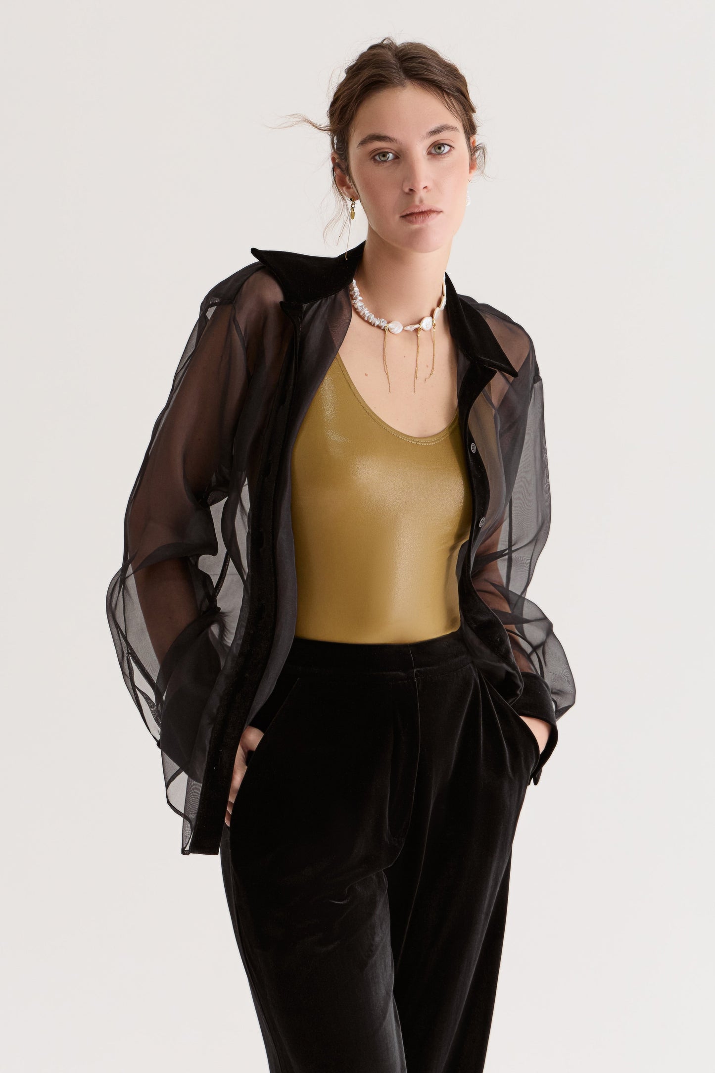 Siren's Shirt in Organza