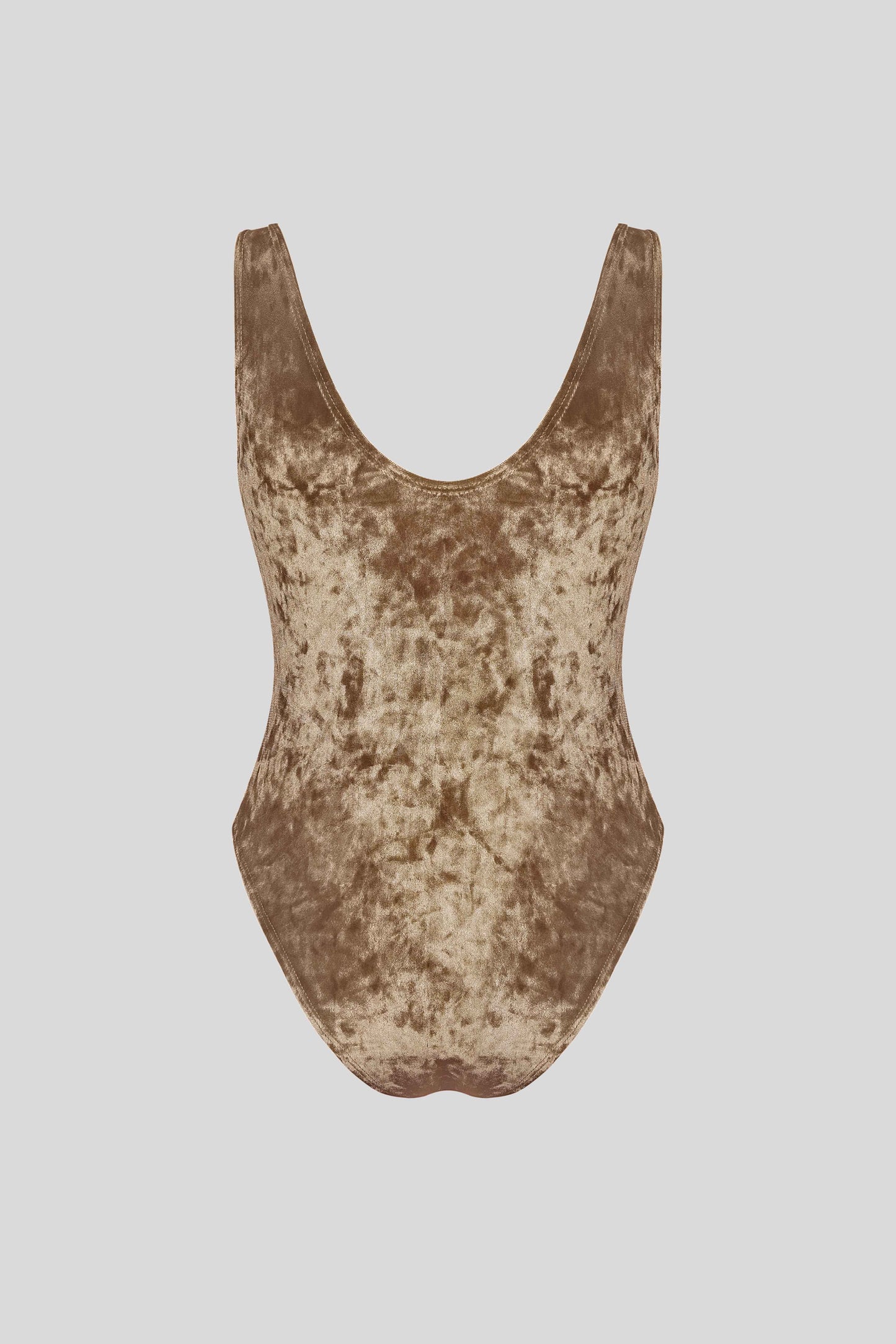 Bodysuit Éna in Olive Velvet