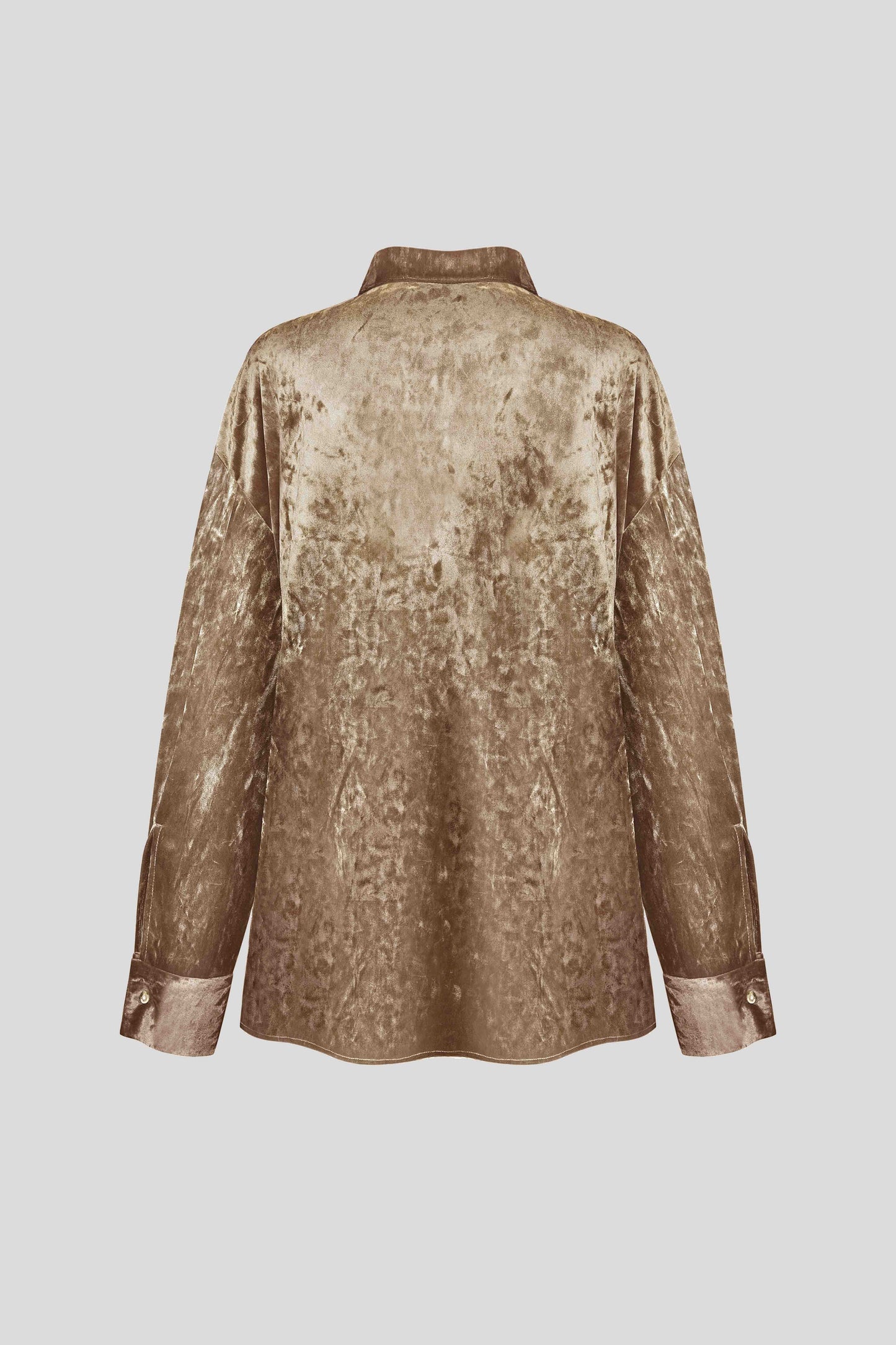 Siren's Shirt in Olive Velvet