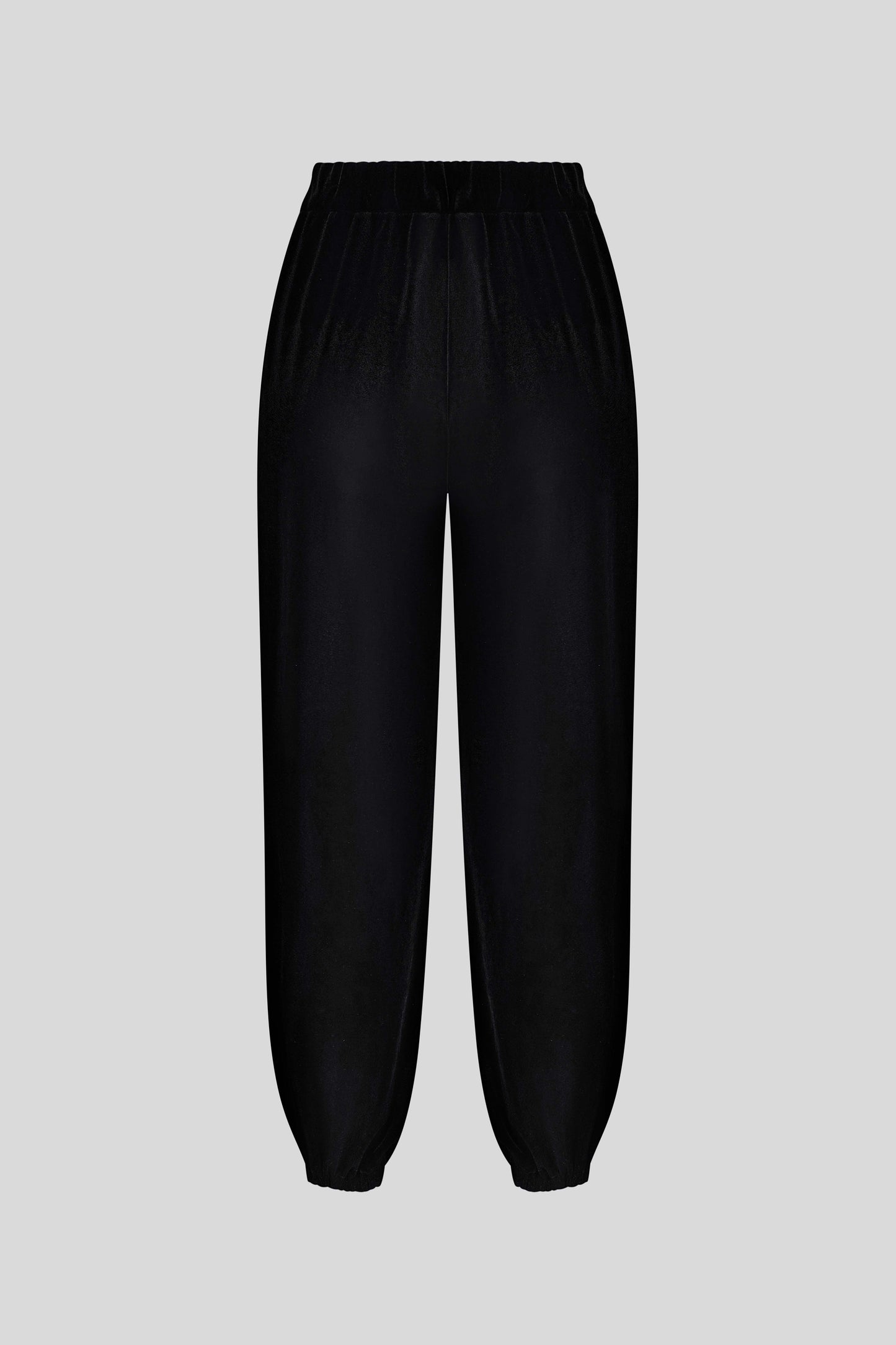 Aladdin Trousers in Black Velvet