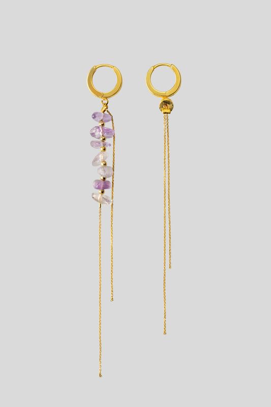 Earrings Nési with Ametrine