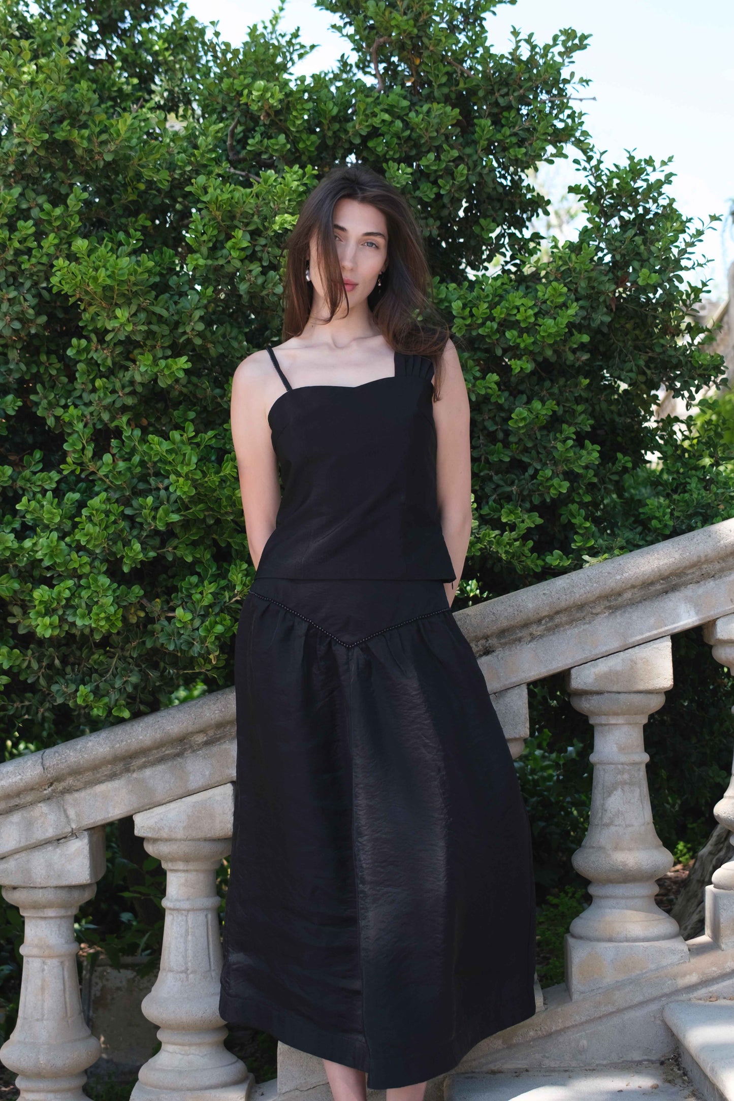 Skirt Delos Maxi in Black