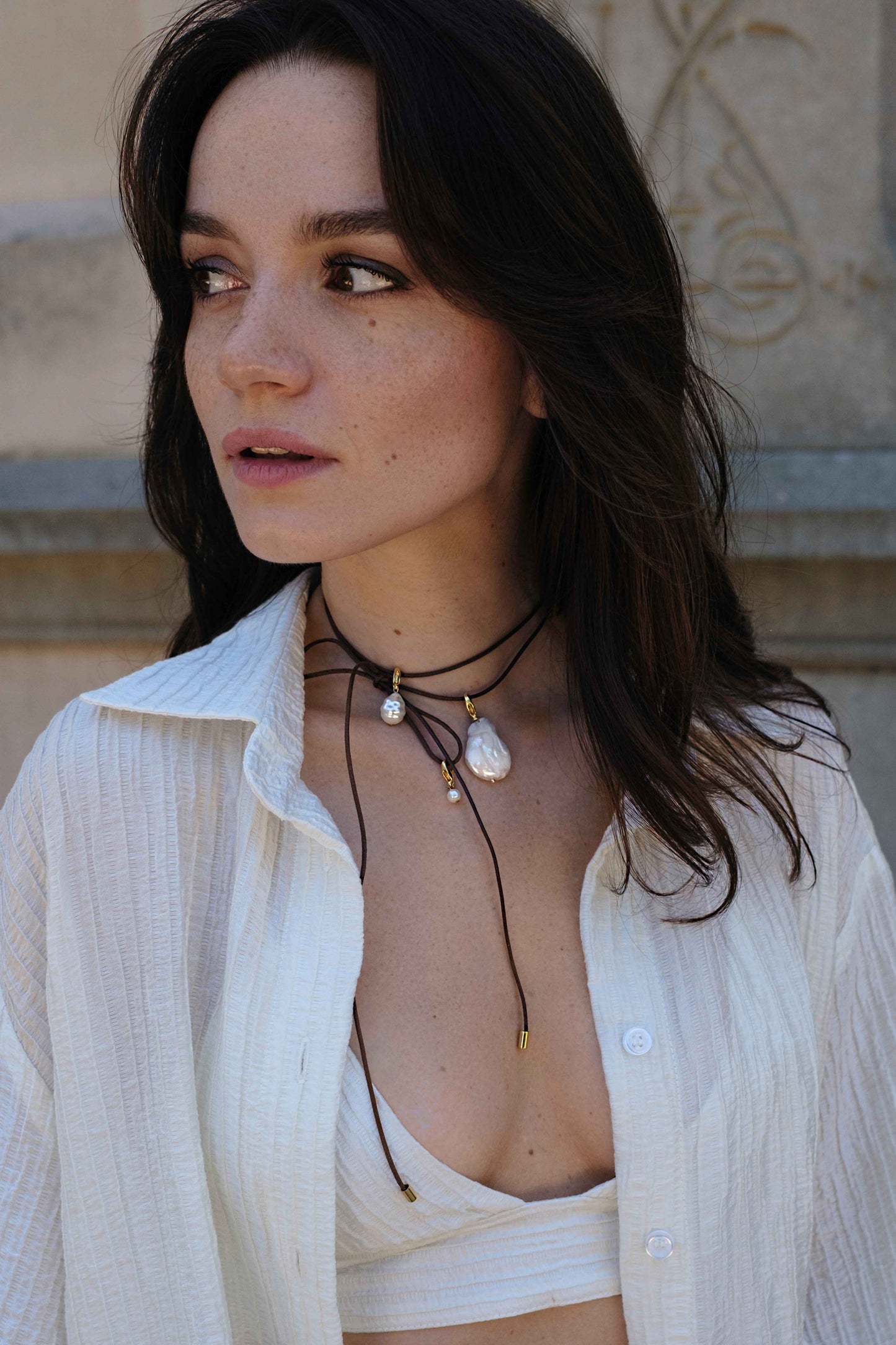 Choker Delos with Pearls
