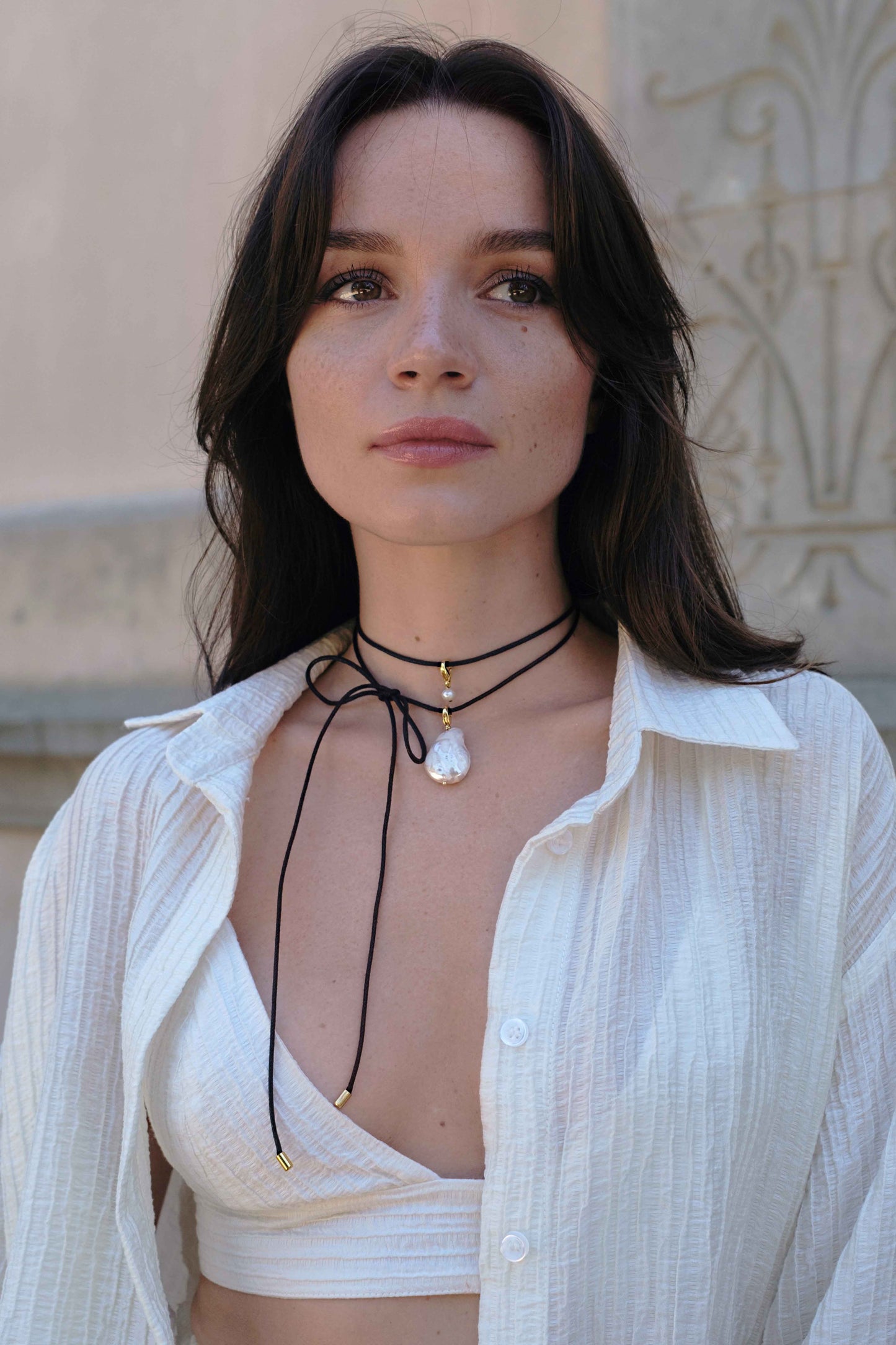 Choker Delos with Pearls