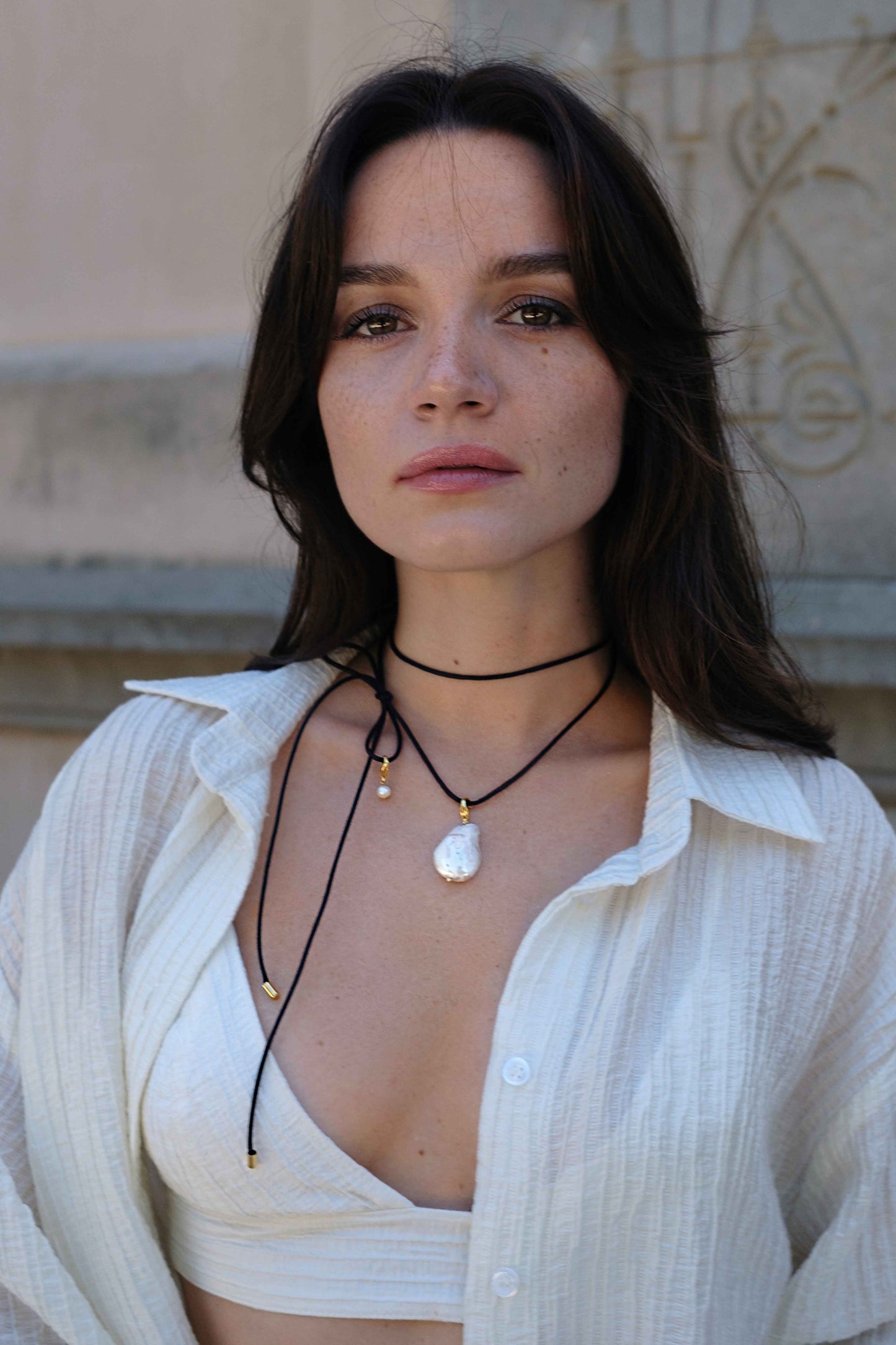Choker Delos with Pearls