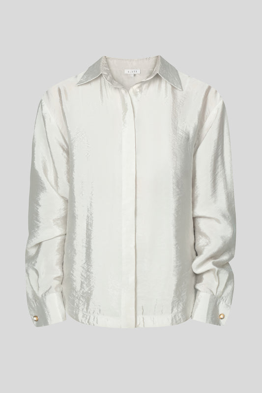 Shirt Evia in Oyster Gray