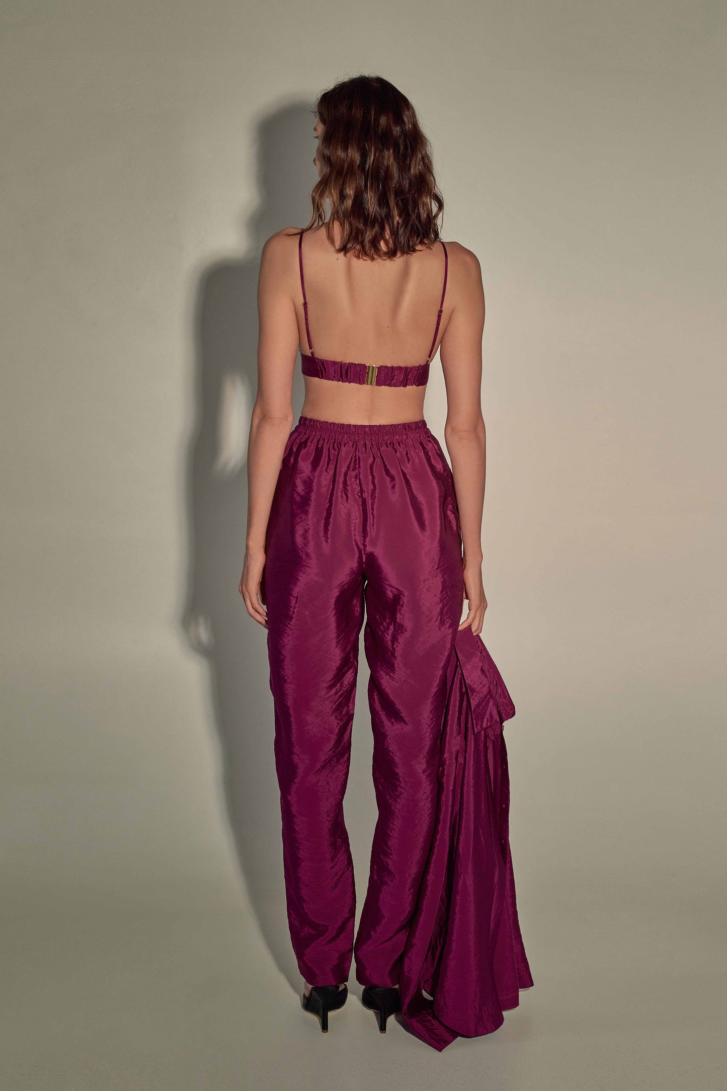 Trousers Evia in Raspberry
