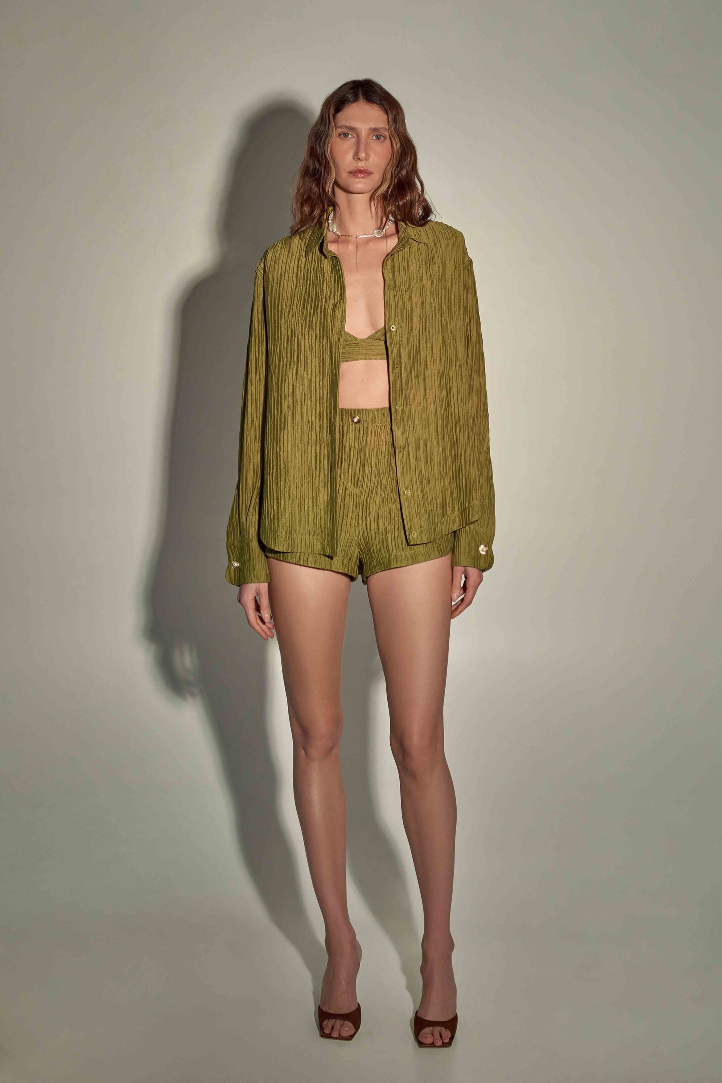 Shirt Evia in Olive