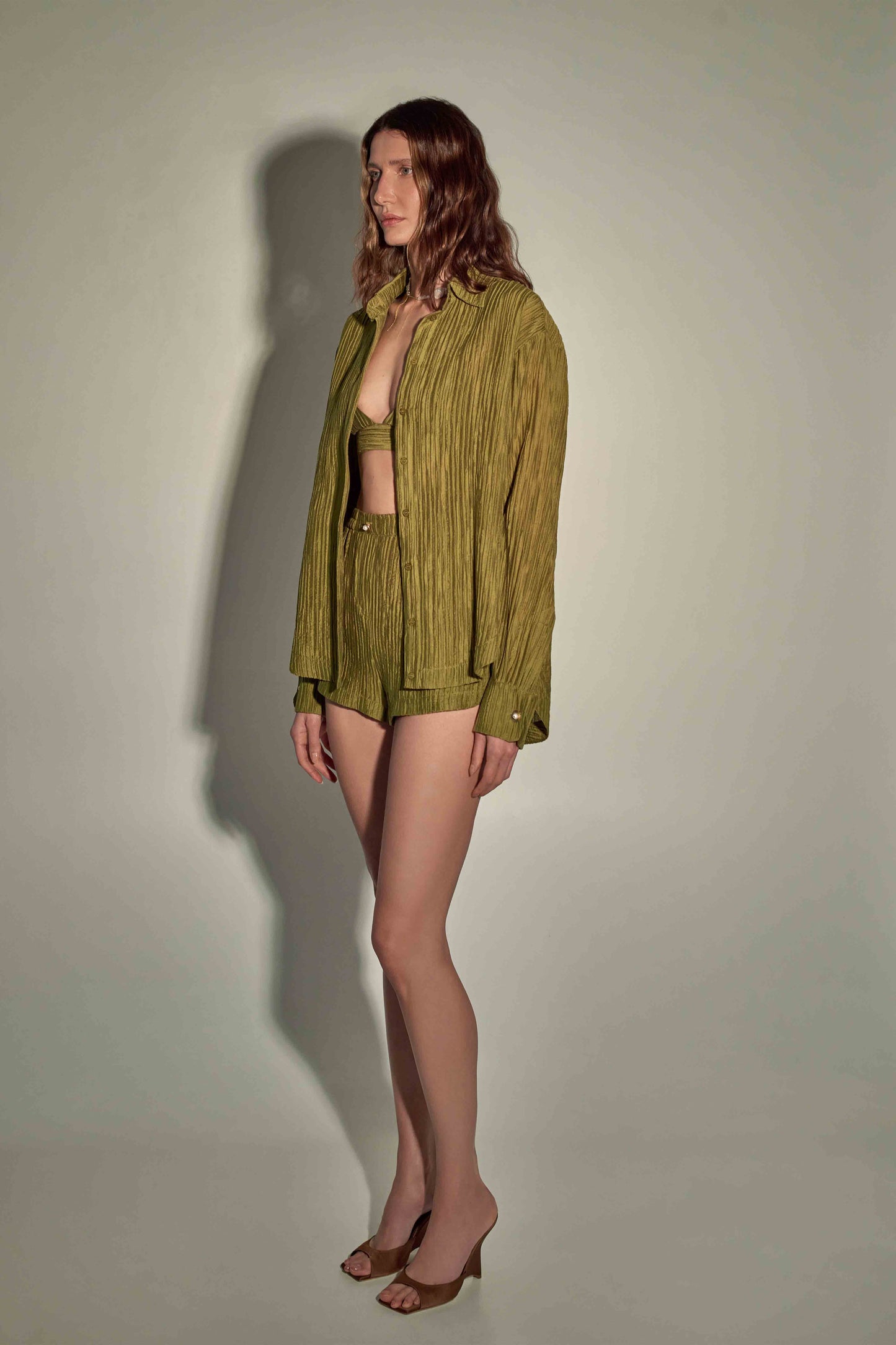 Shirt Evia in Olive
