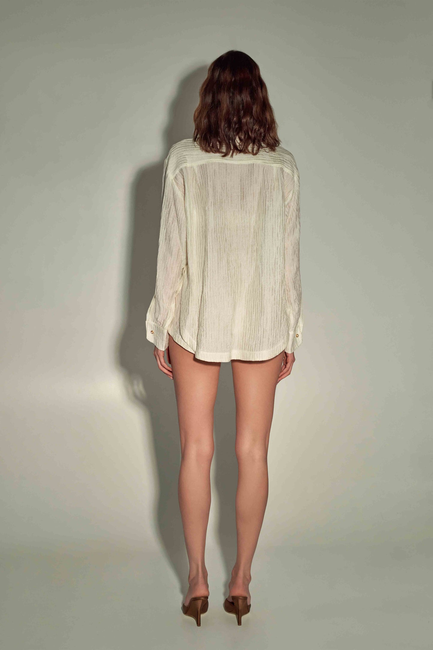 Shirt Evia in Pearl White