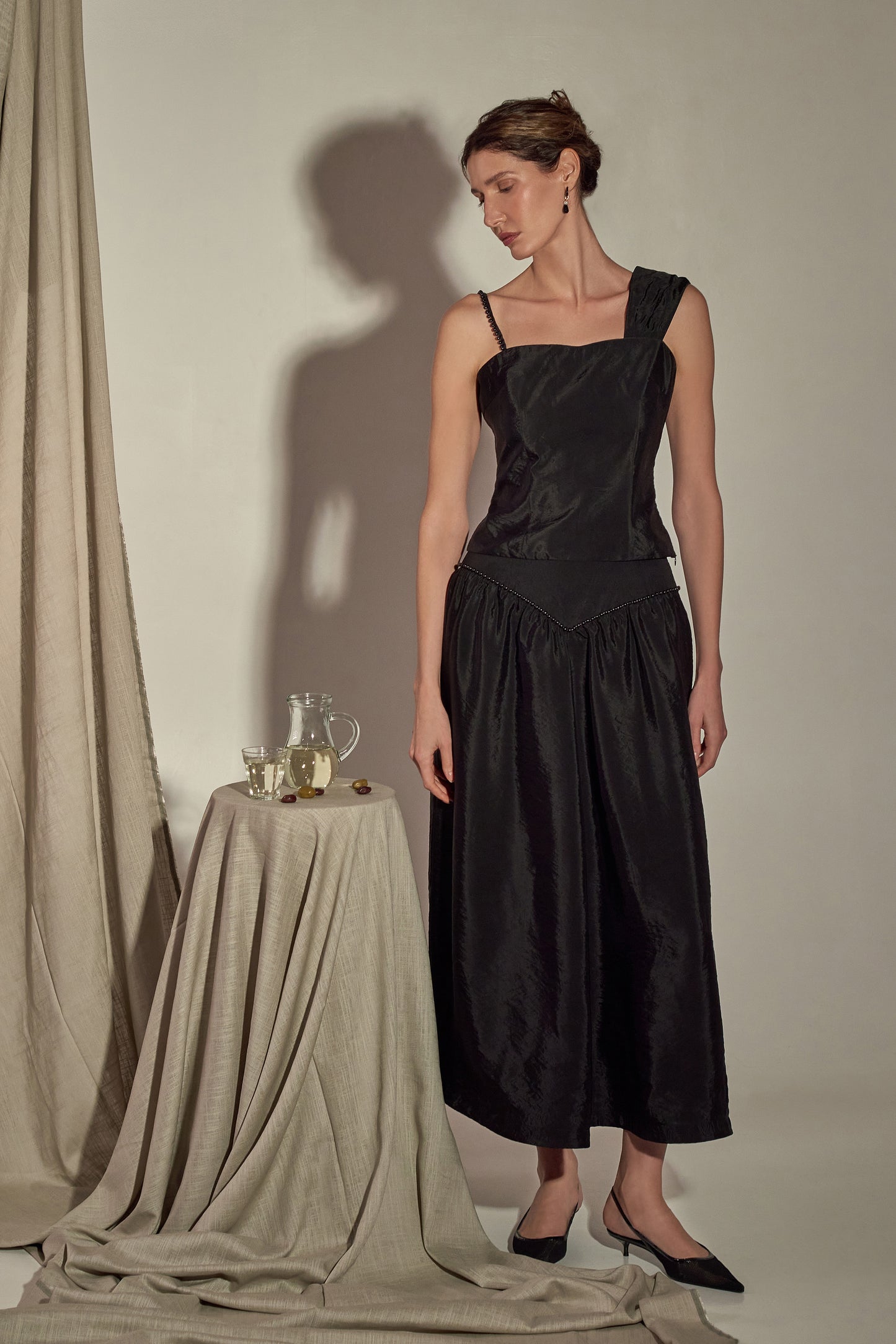 Skirt Delos Maxi in Black
