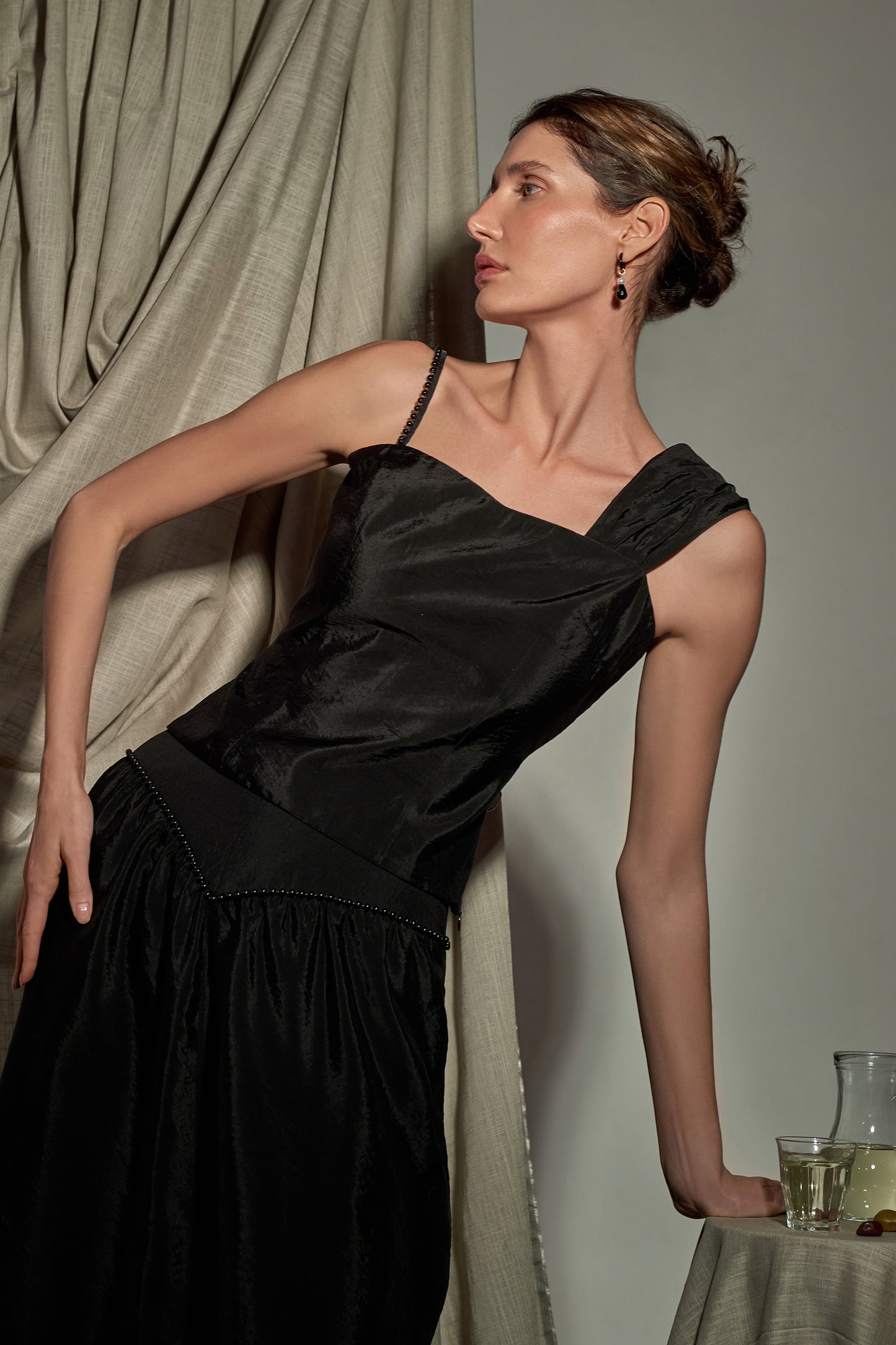 Skirt Delos Maxi in Black