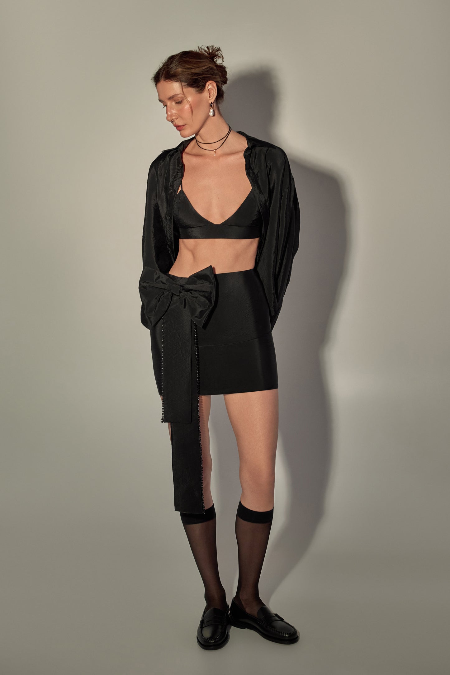 Skirt Delos Mini in Black