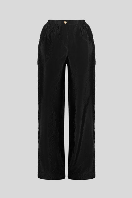 Trousers Palazzo Delos in Black