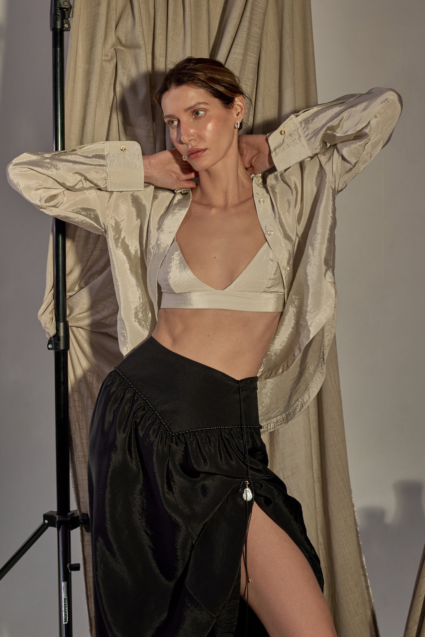 Skirt Delos Maxi in Black