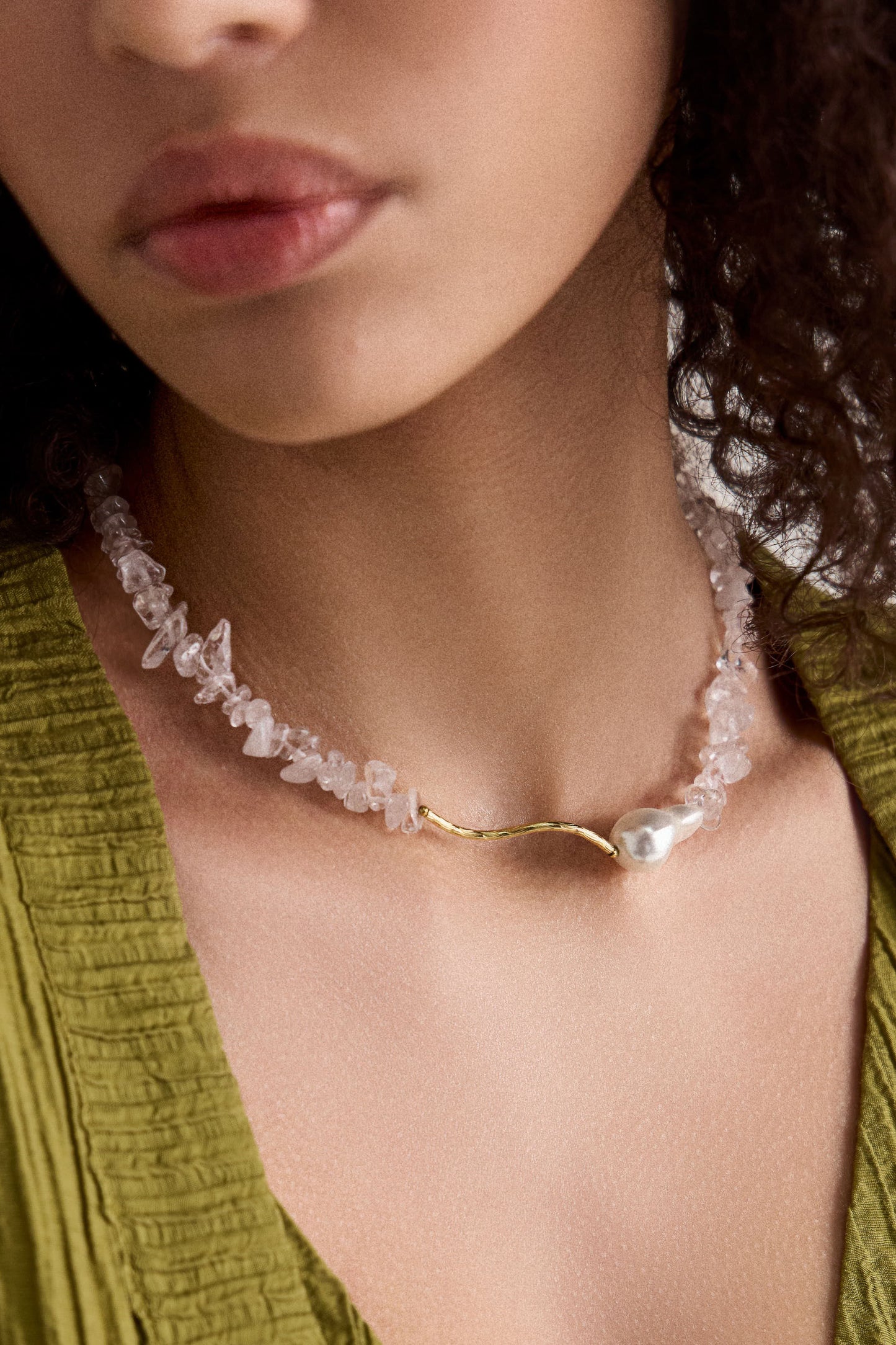 ÉNA Necklace with quartz