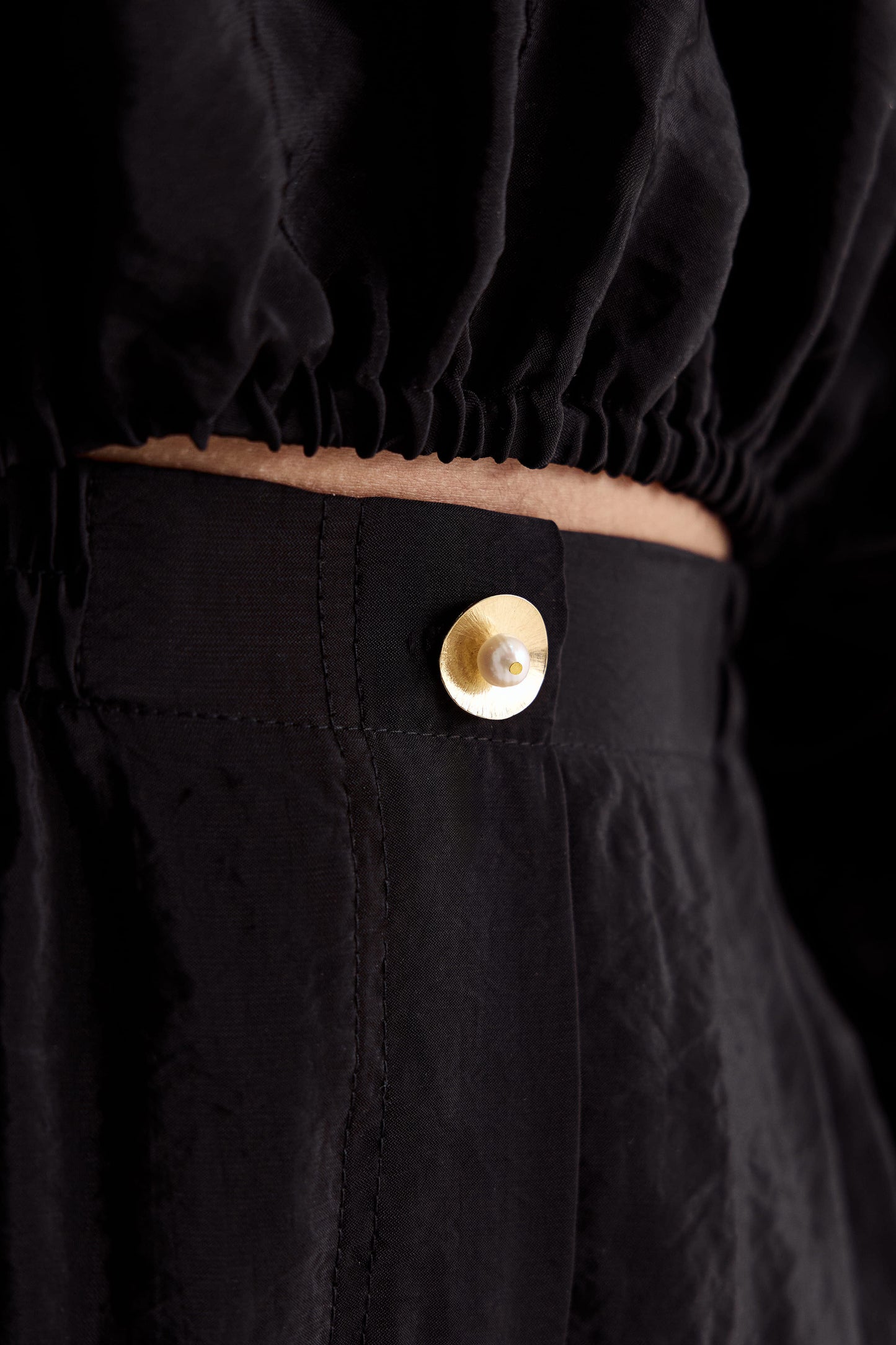 Trousers Palazzo Delos in Black
