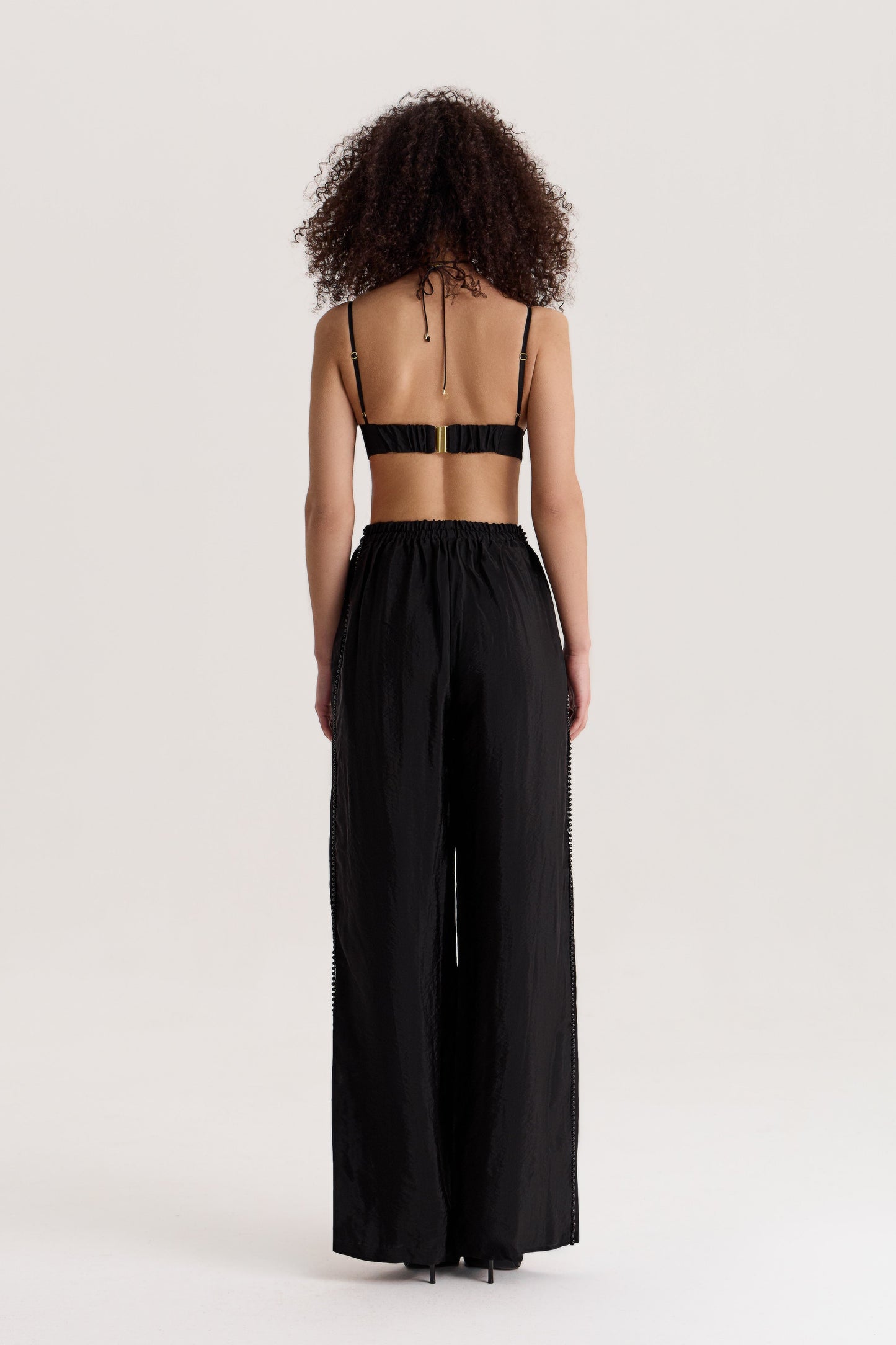 Trousers Palazzo Delos in Black