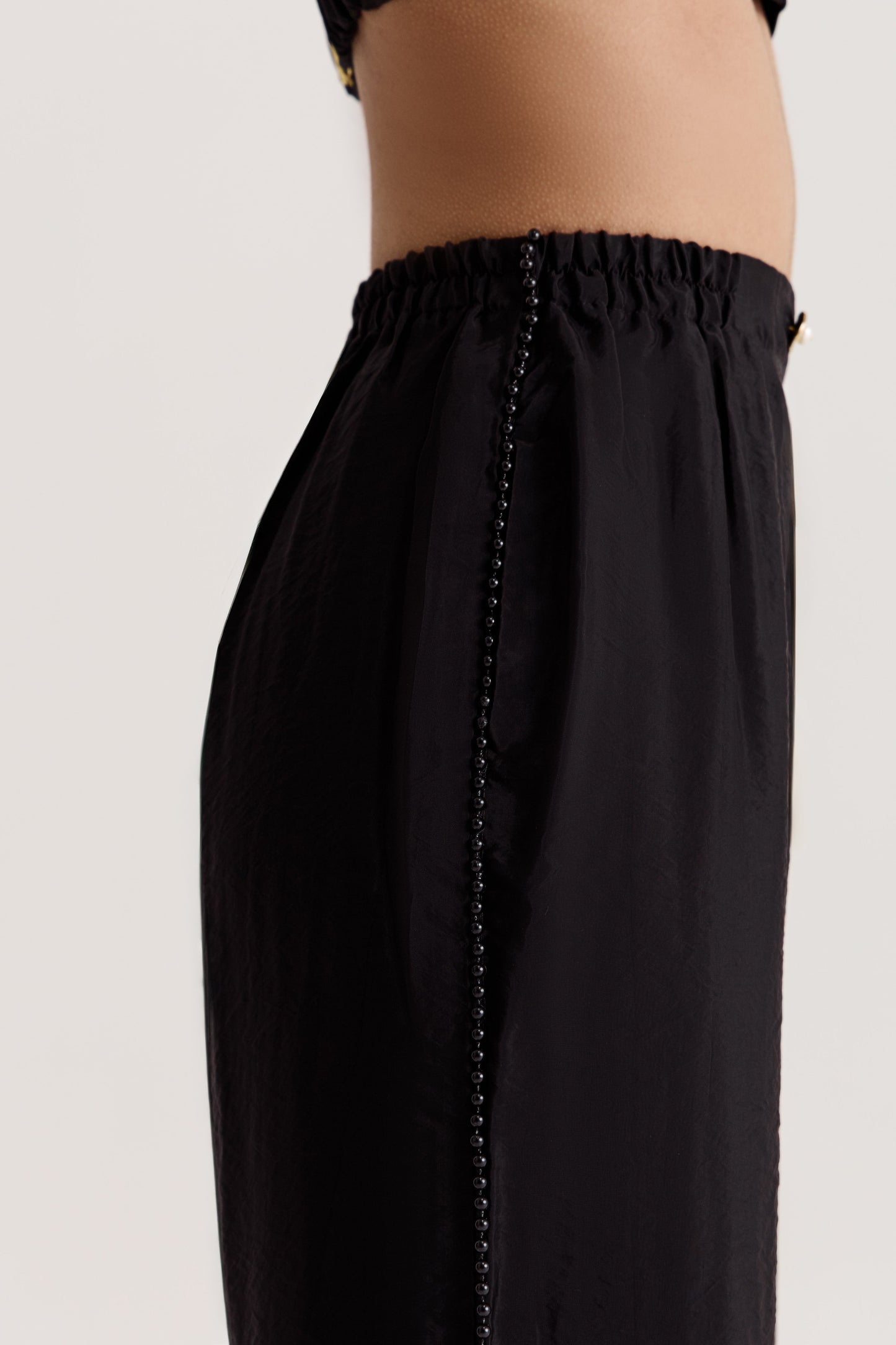 Trousers Palazzo Delos in Black