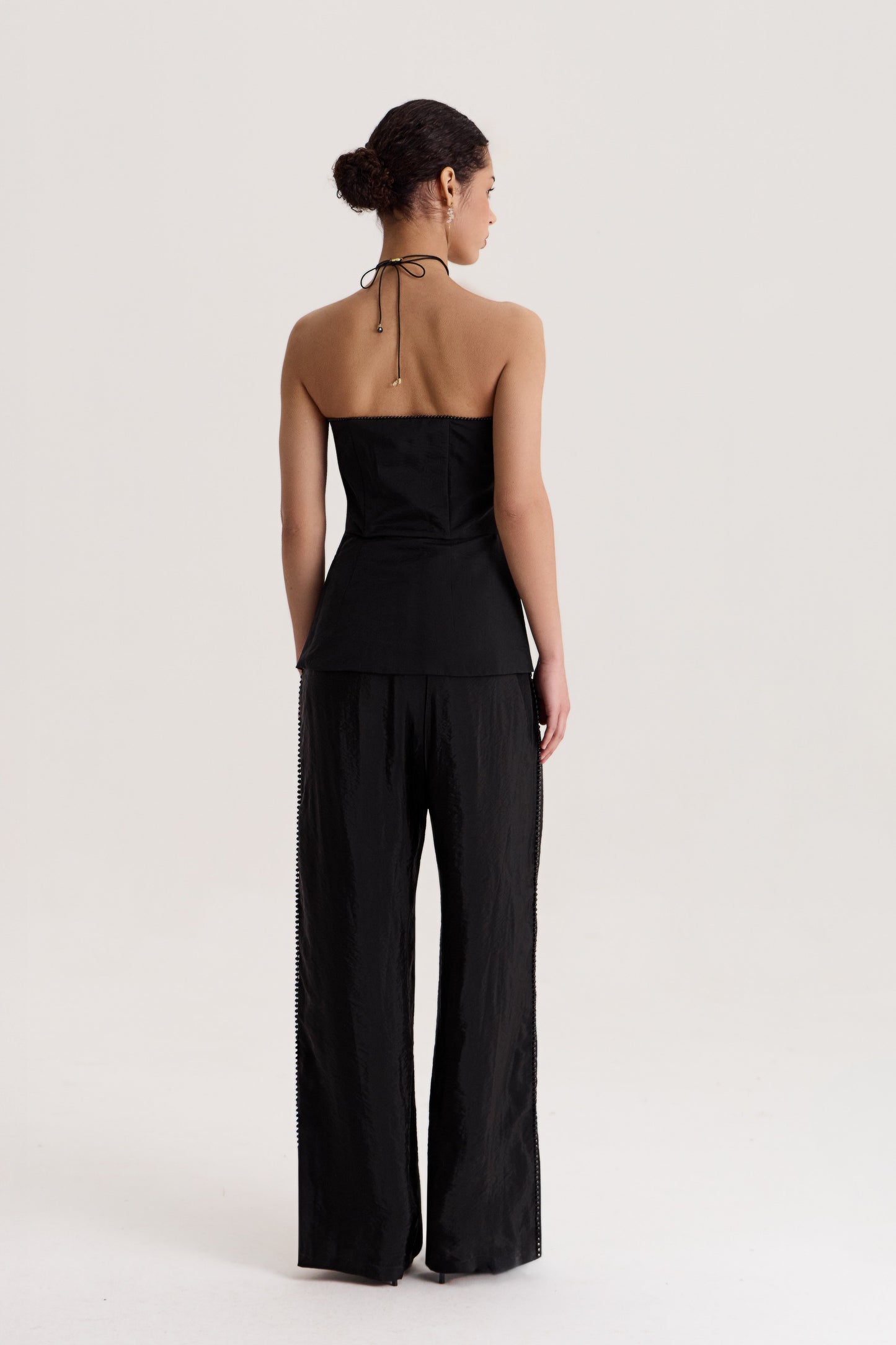 Peplum Top Delos in Black