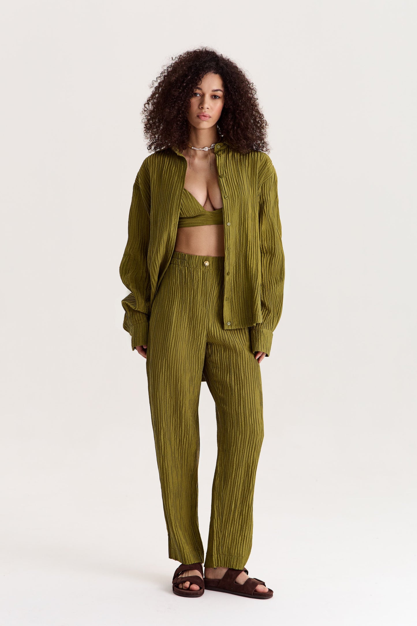 Shirt Evia in Olive