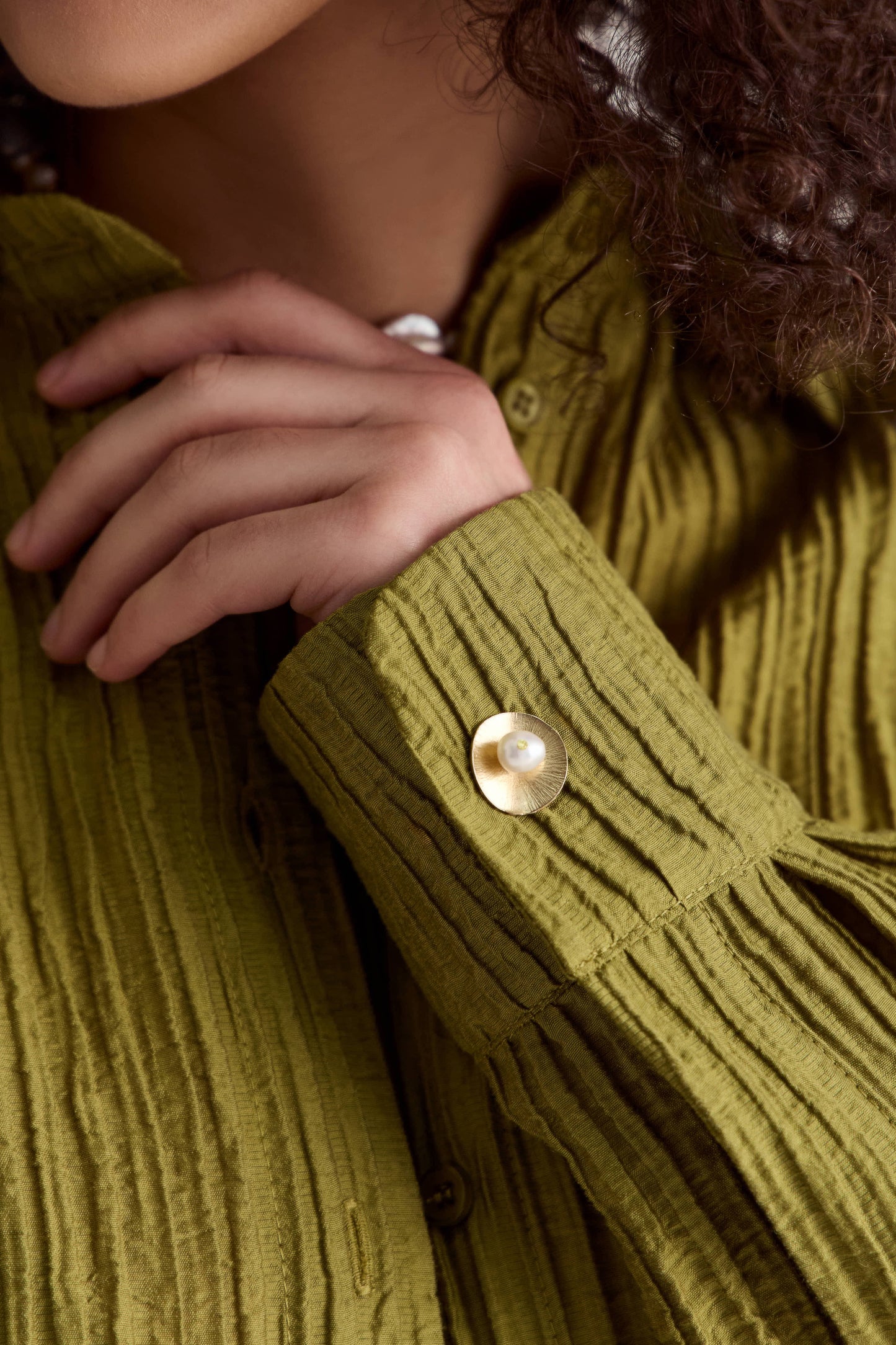 Shirt Evia in Olive