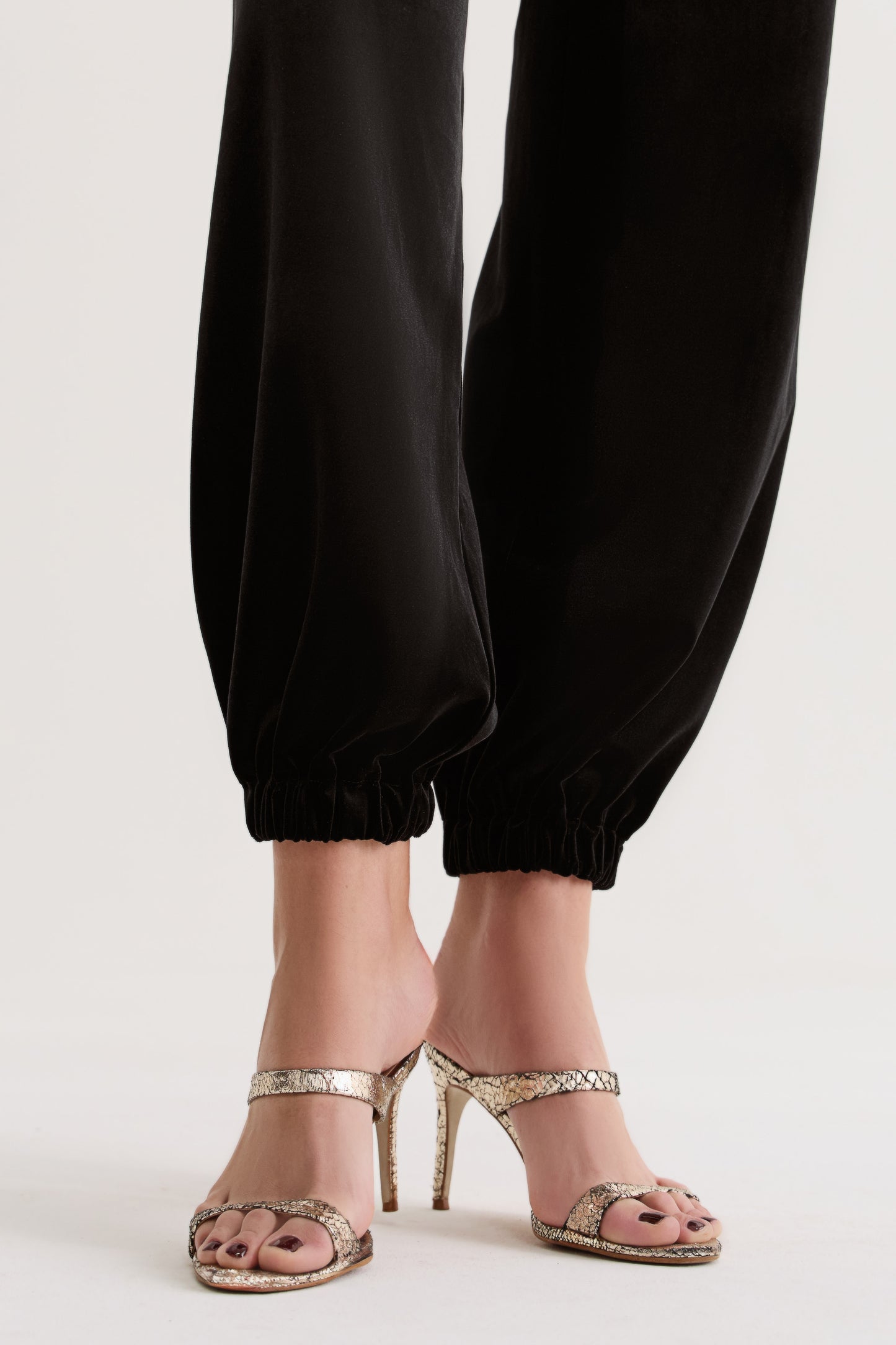 Aladdin Trousers in Black Velvet