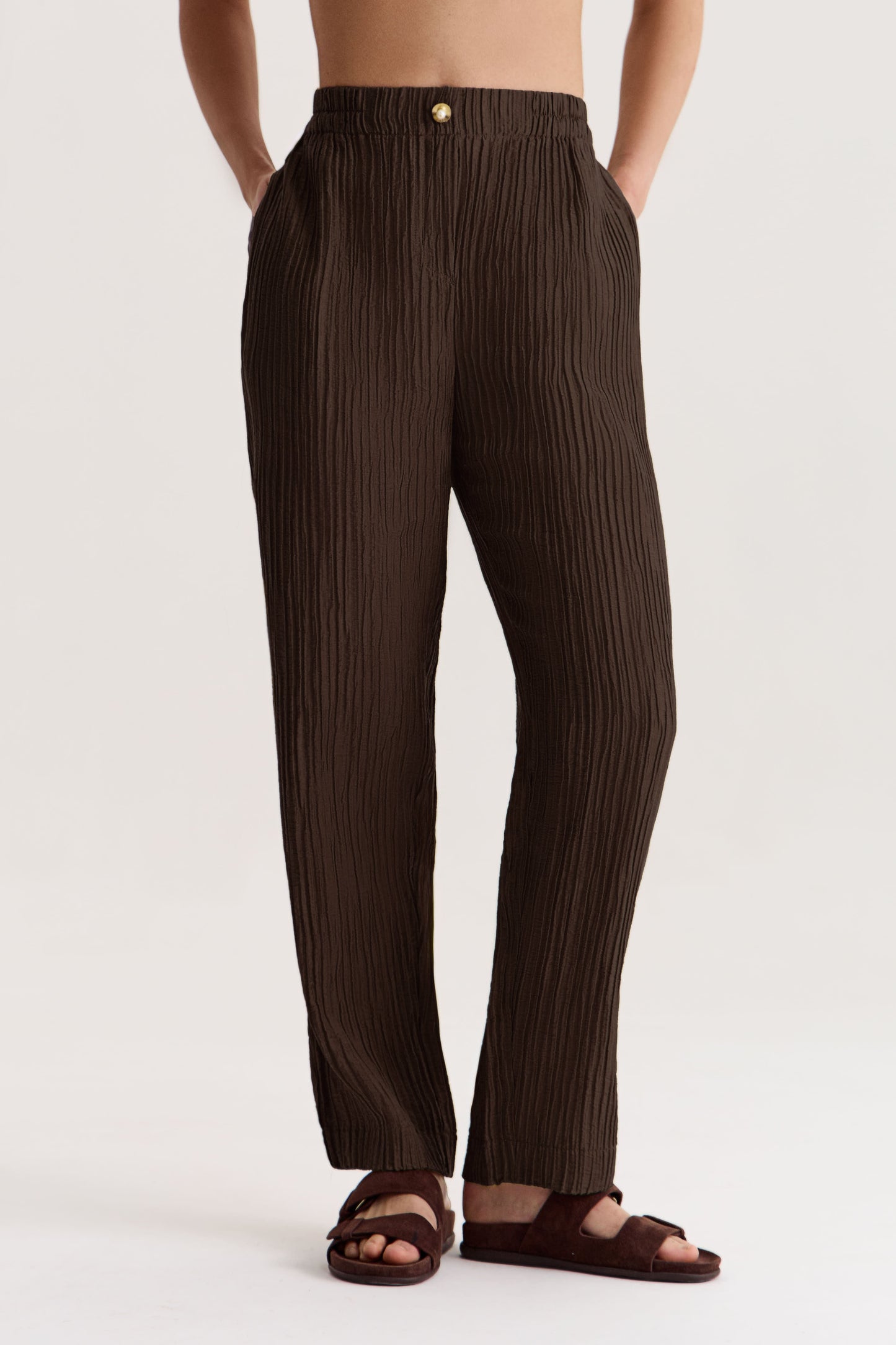 COMING SOON Trousers Evia in Chocolate