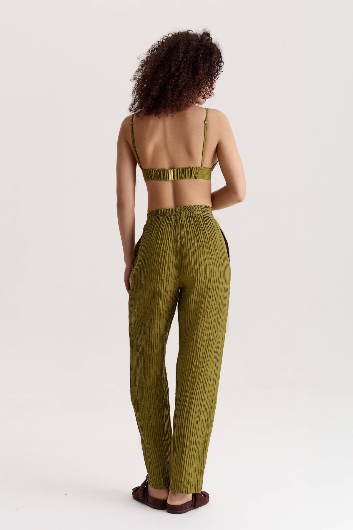 Trousers Evia in Olive