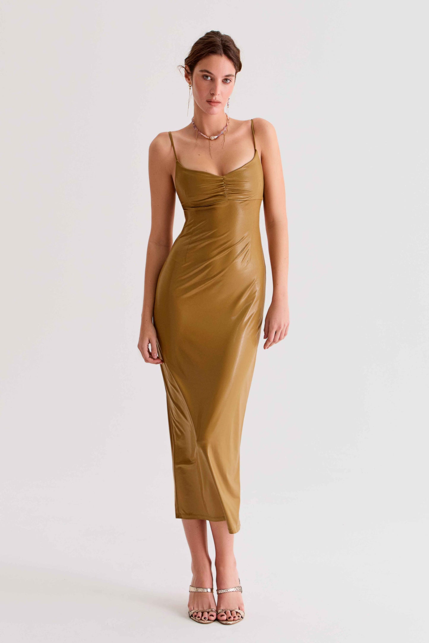 Siren's Dress in Gold