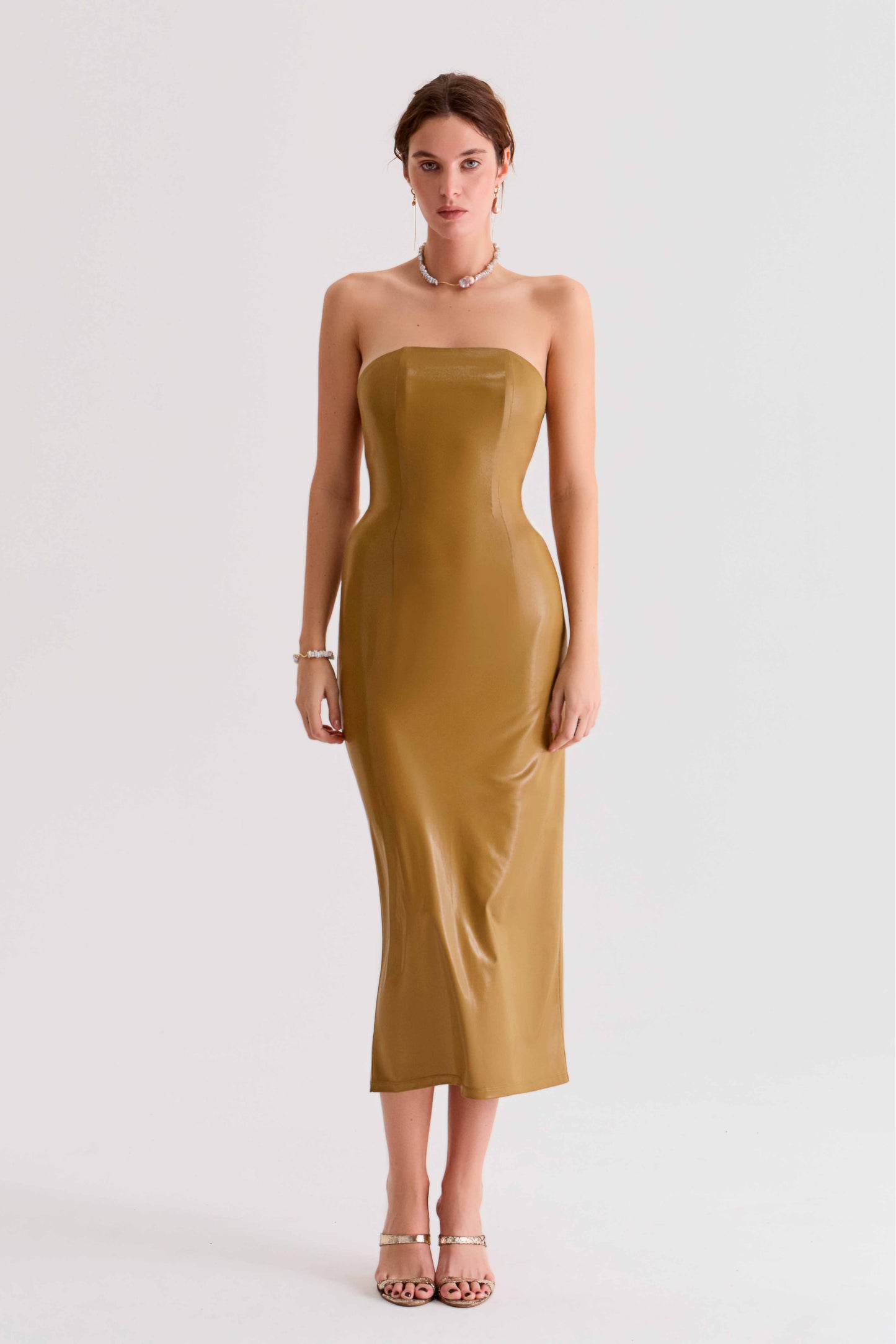Dress Éna in Gold