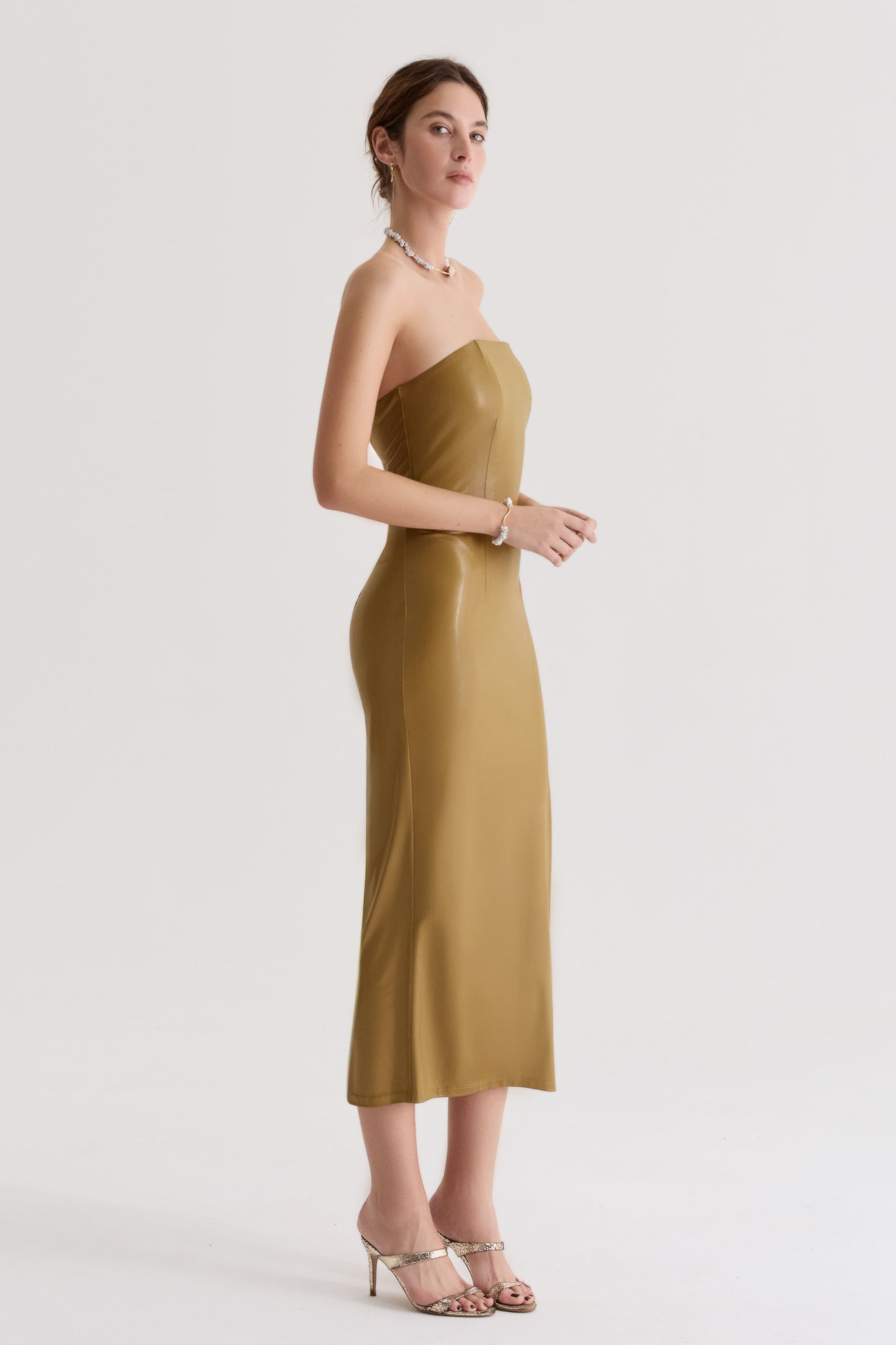 Dress Éna in Gold