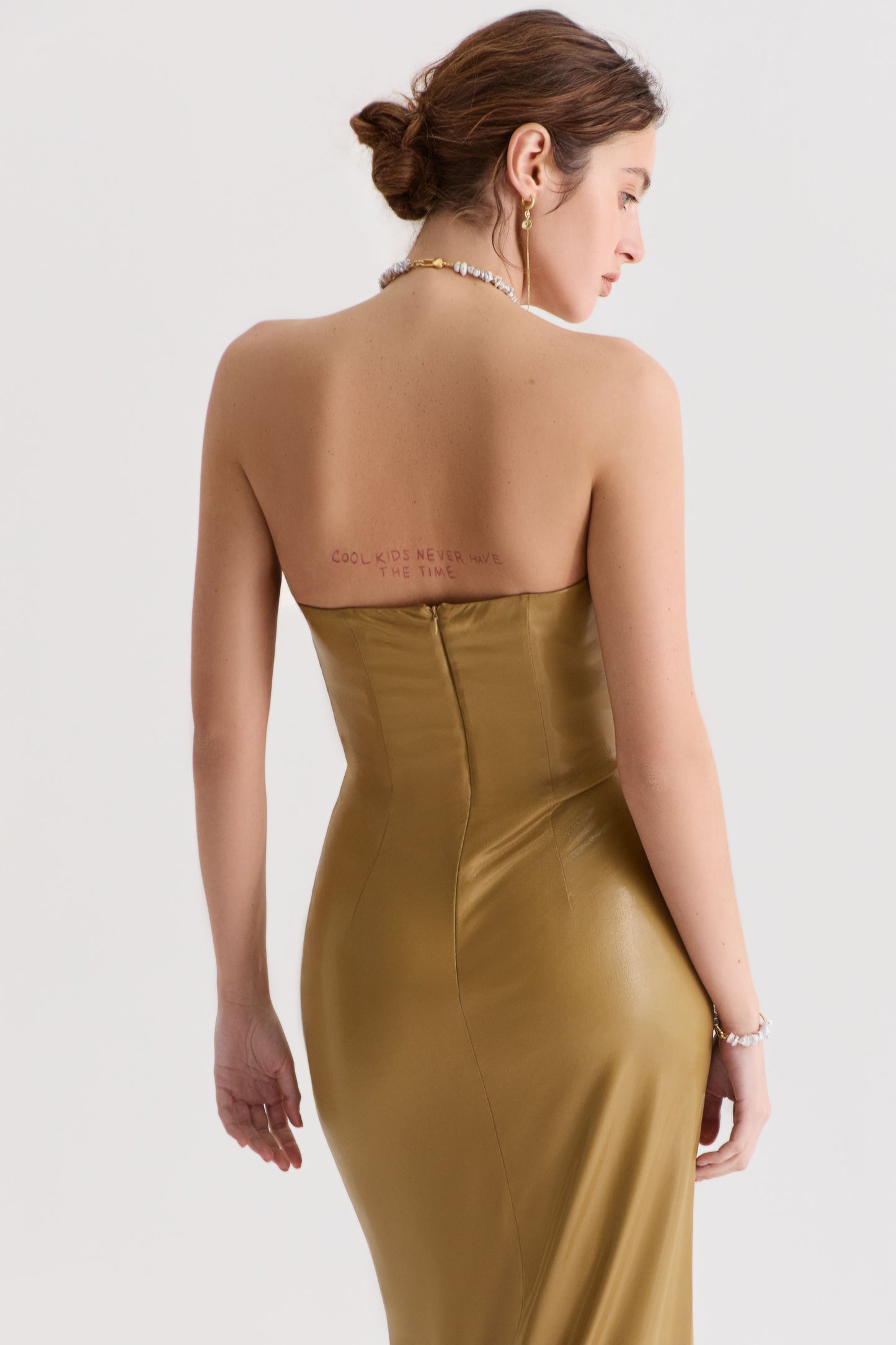 Dress Éna in Gold