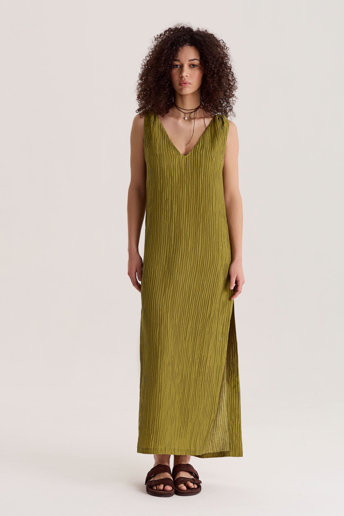 Evia Dress Olive