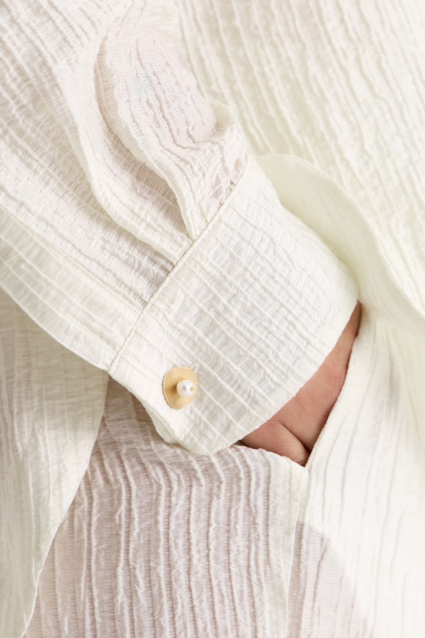 Shirt Evia in Pearl White
