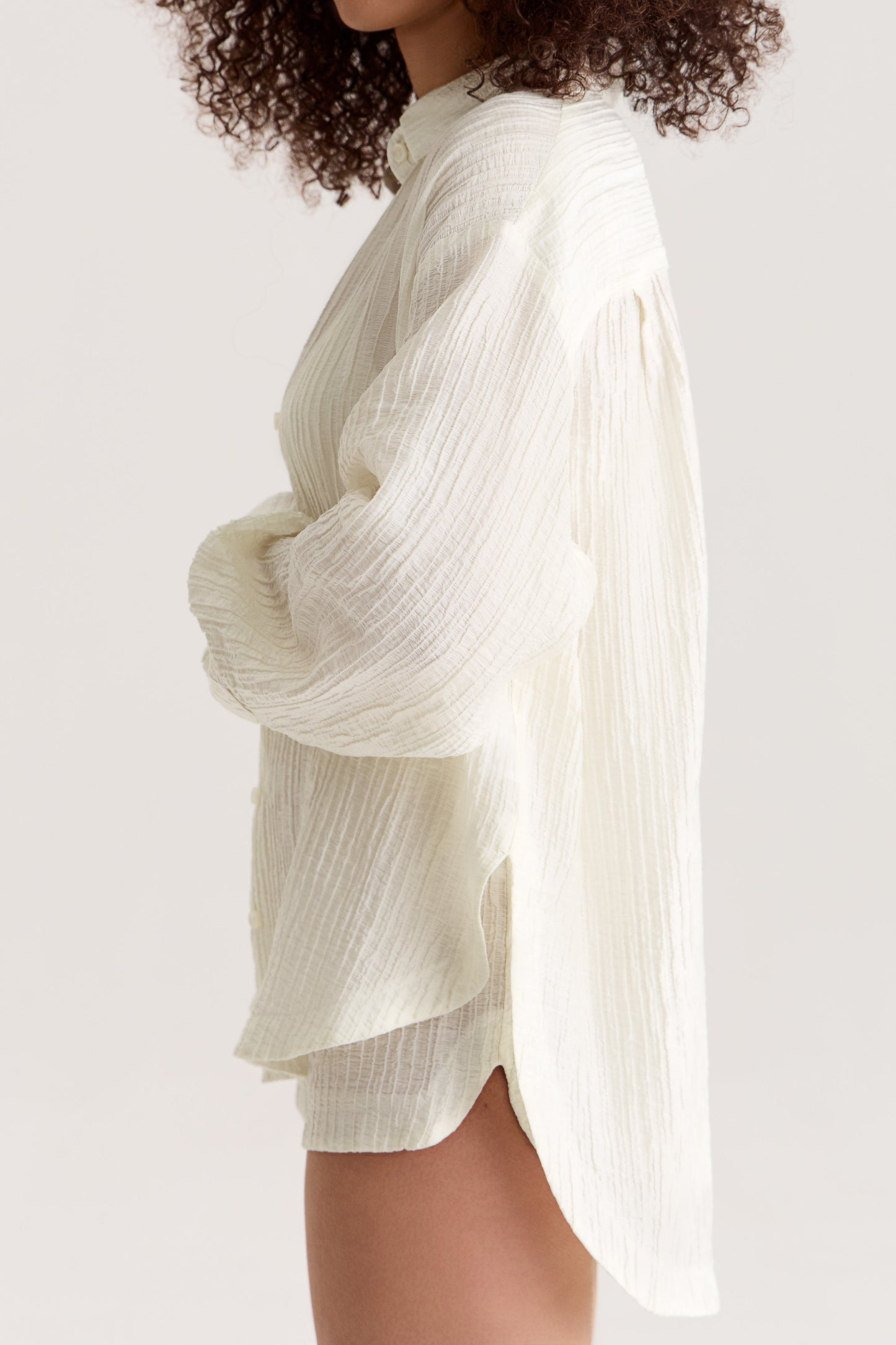 Shirt Evia in Pearl White