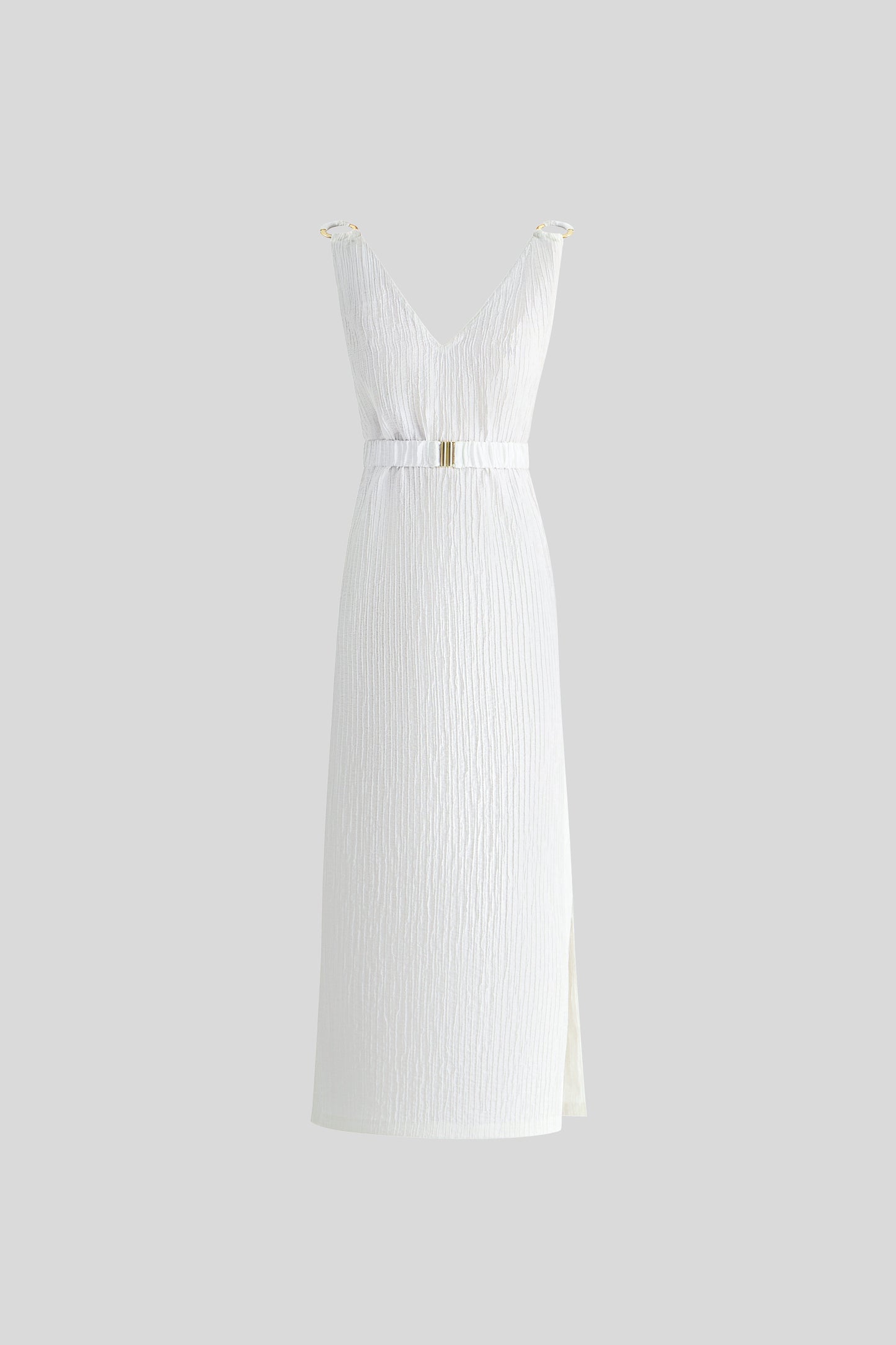 Evia Dress in Pearl White