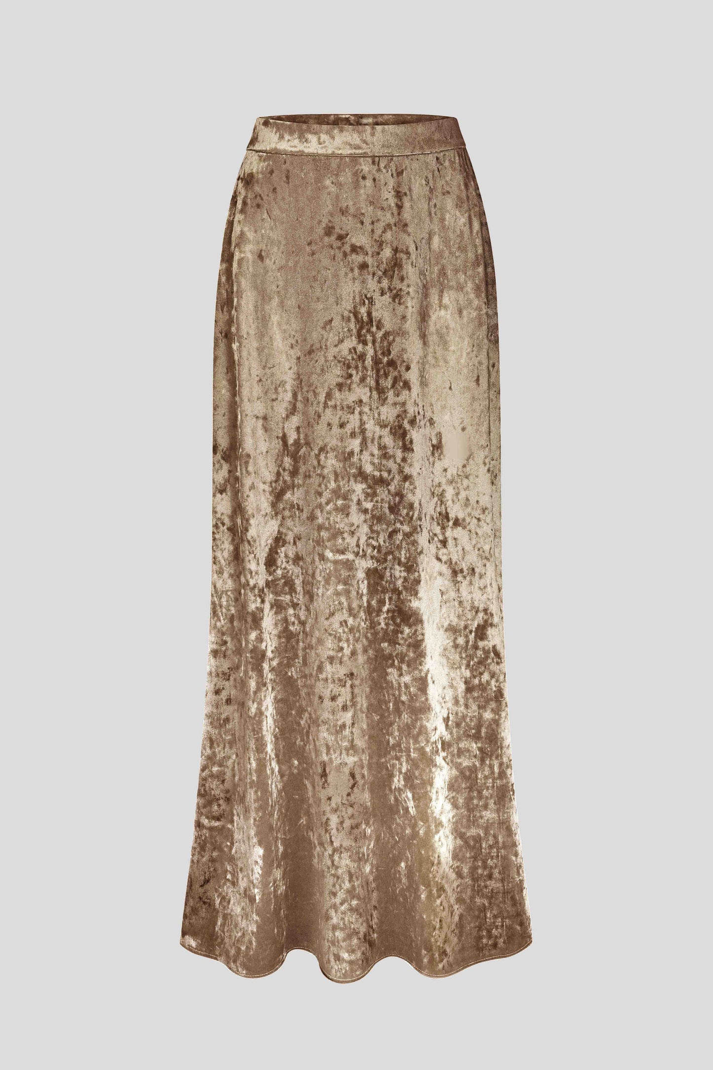 Siren's Skirt in Olive Velvet