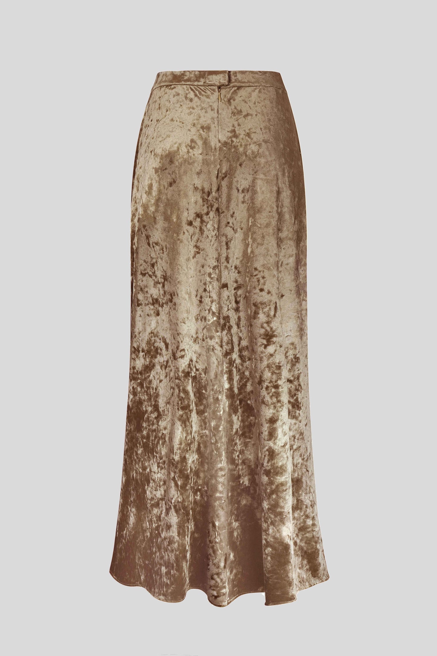 Siren's Skirt in Olive Velvet