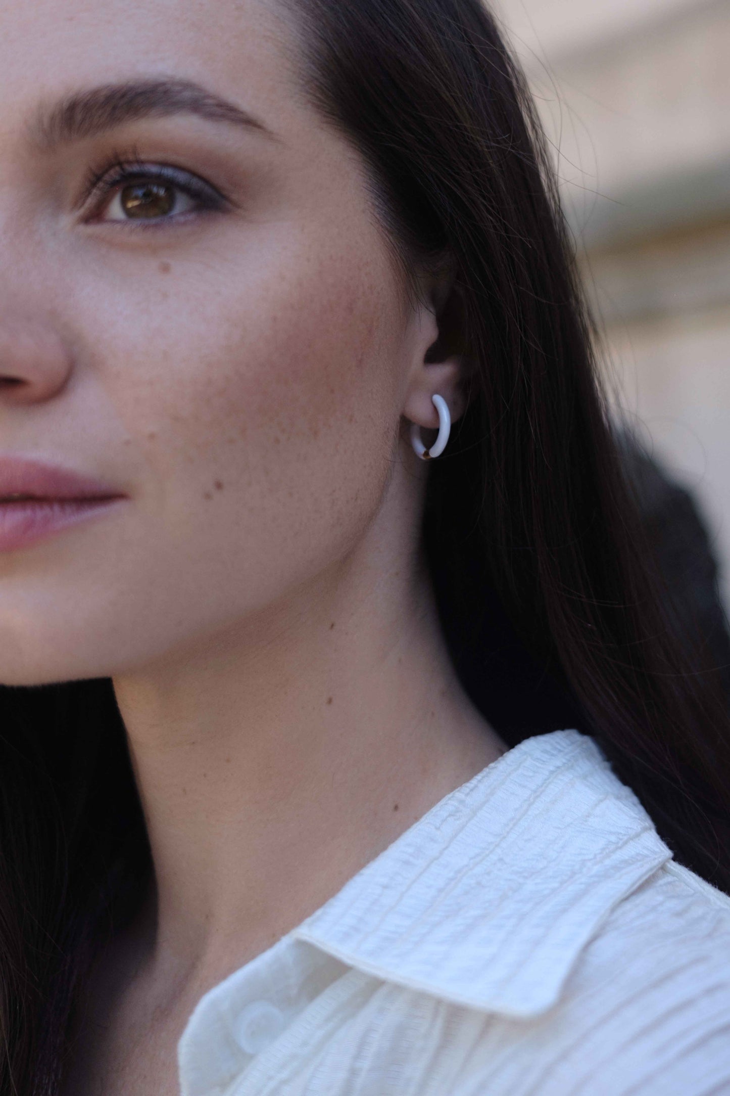 Evia Earrings with Pearls