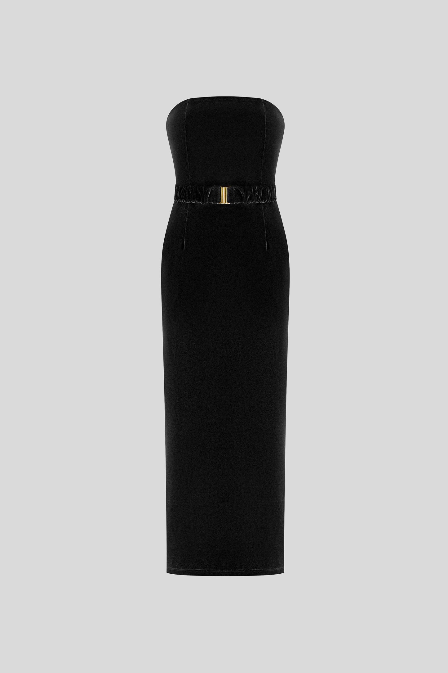 Dress Éna in Black Velvet
