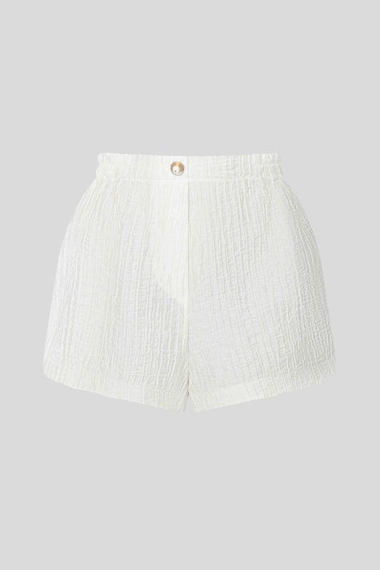 Shorts Evia in Pearl White