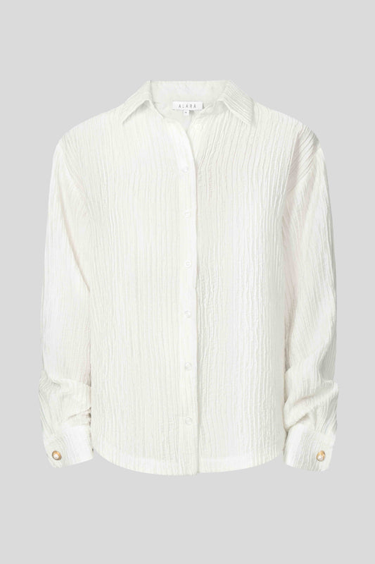 Shirt Evia in Pearl White