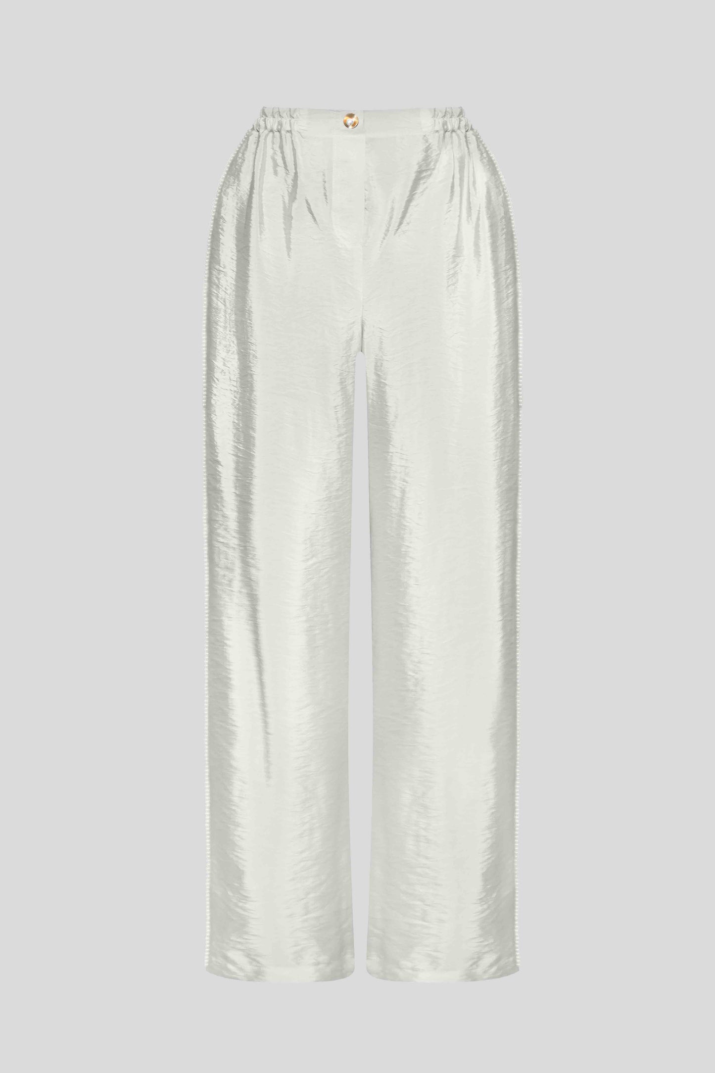 Trousers Palazzo Delos in Oyster Gray
