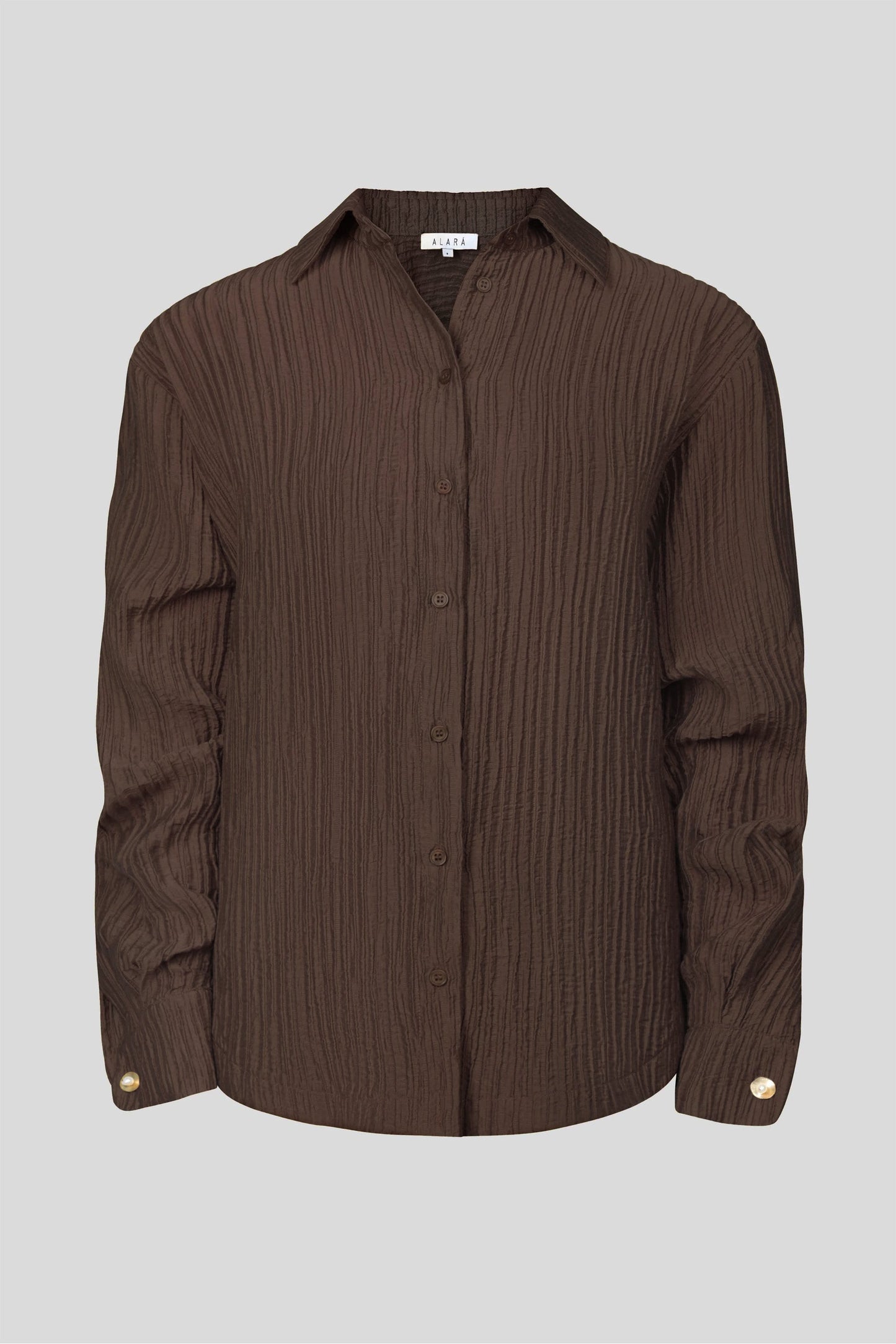 COMING SOON Shirt Evia in Chocolate
