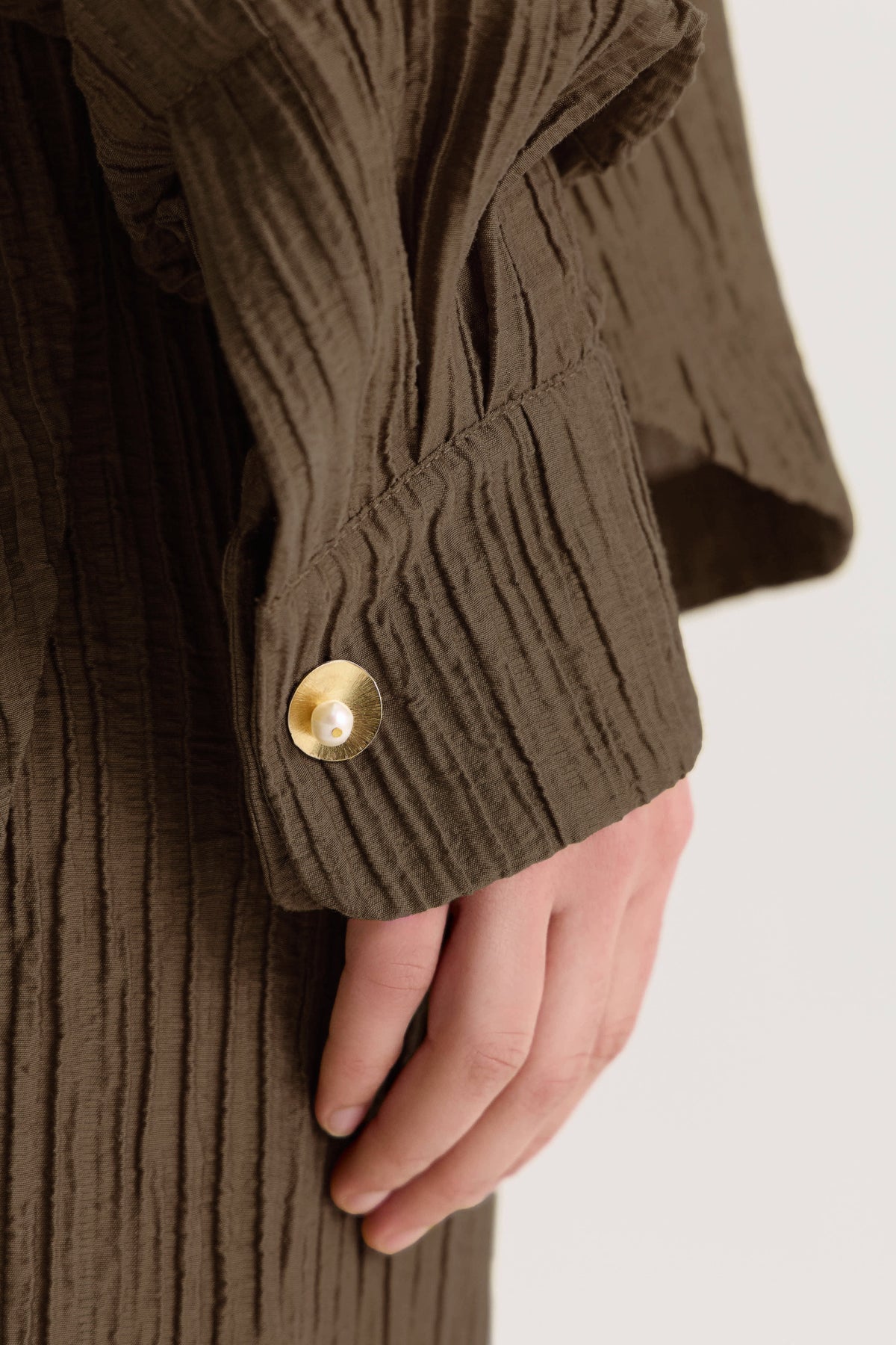 Shirt Evia in Olive Umber