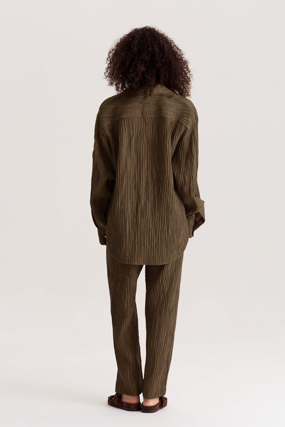 Shirt Evia in Olive Umber